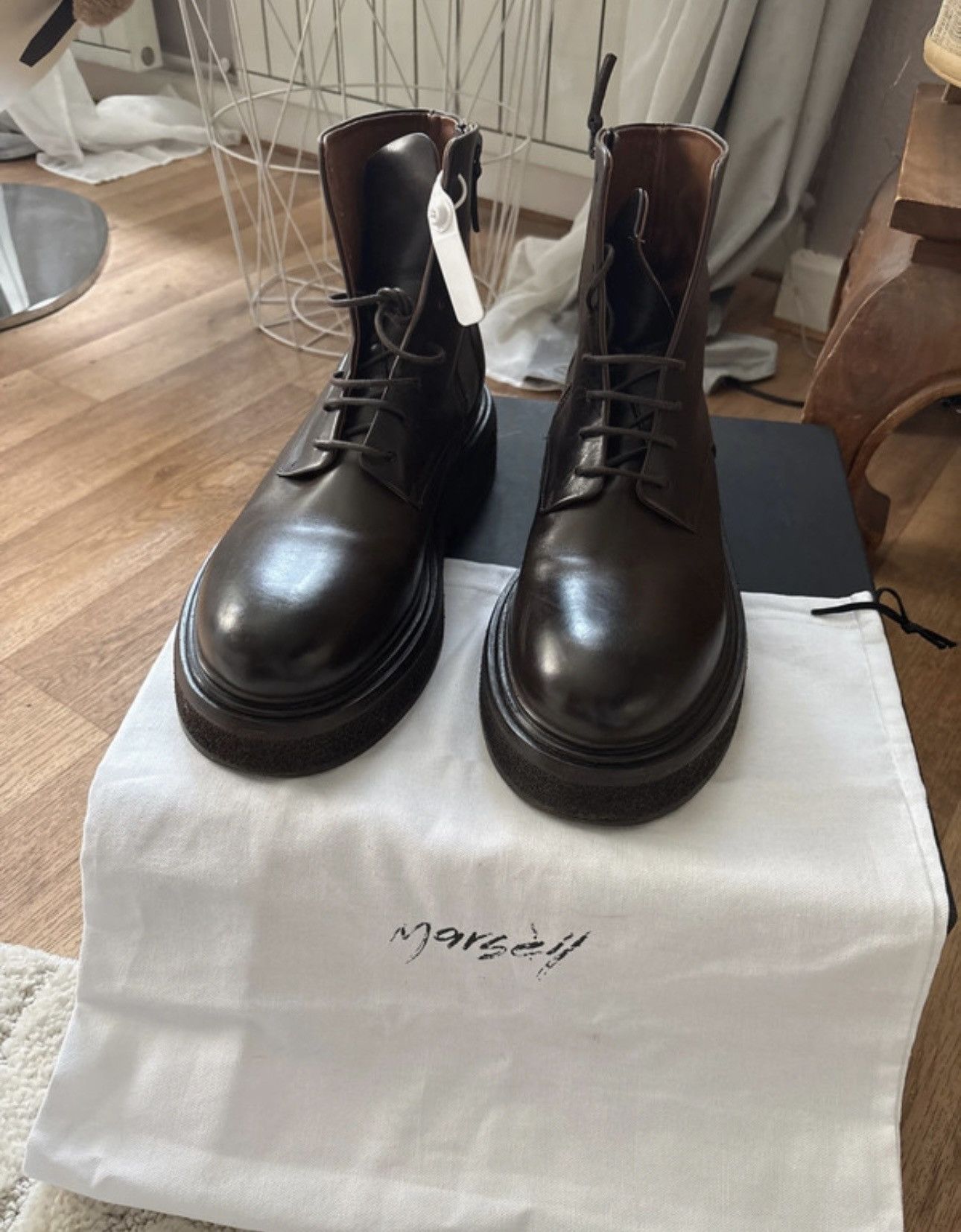 Marsell Marsell Side Zip Leather Combat Boots Size US 10 / EU 43 - 5 Thumbnail