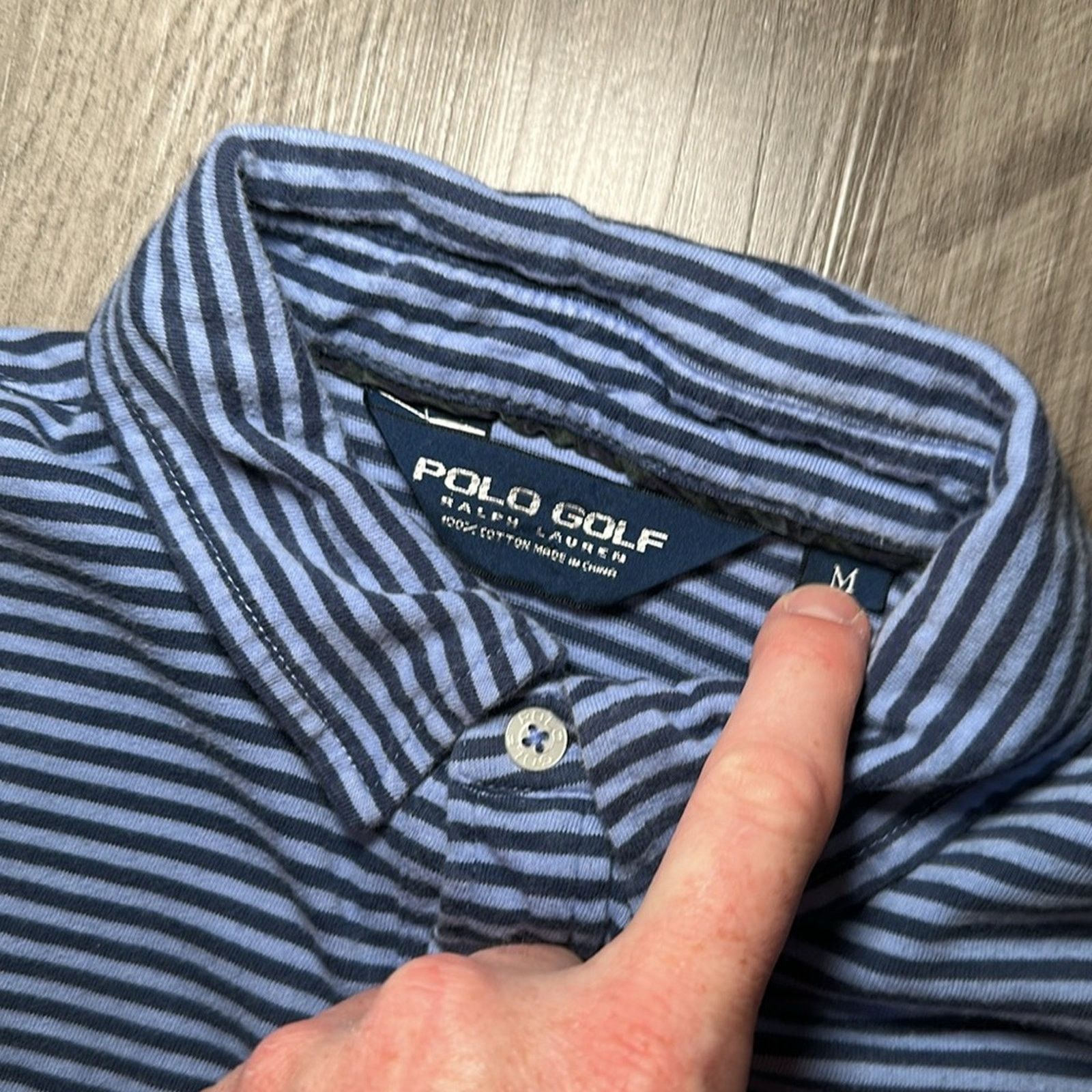 Ralph Lauren Ralph Lauren Vintage Polo Golf Striped Pocket Polo - Medium Size US M / EU 48-50 / 2 - 7 Thumbnail