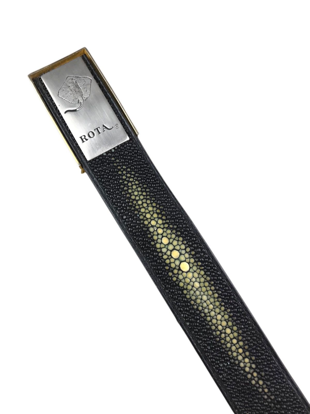 Rota × Vintage GENUINE STINGRAY SKIN WAIST BELT Size ONE SIZE - 6 Thumbnail
