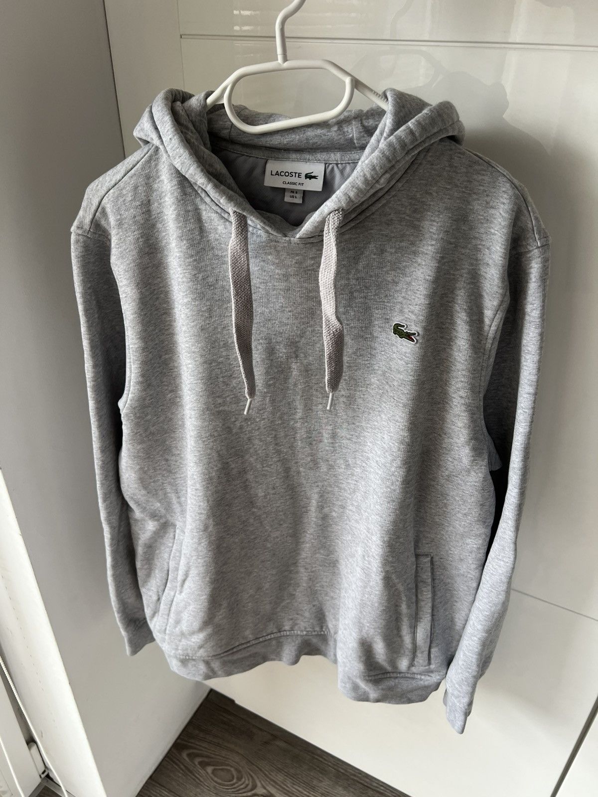Lacoste Lacoste Casual Streetwear Sport Y2k Drip Gray Hoodie Size US L / EU 52-54 / 3 - 9 Thumbnail