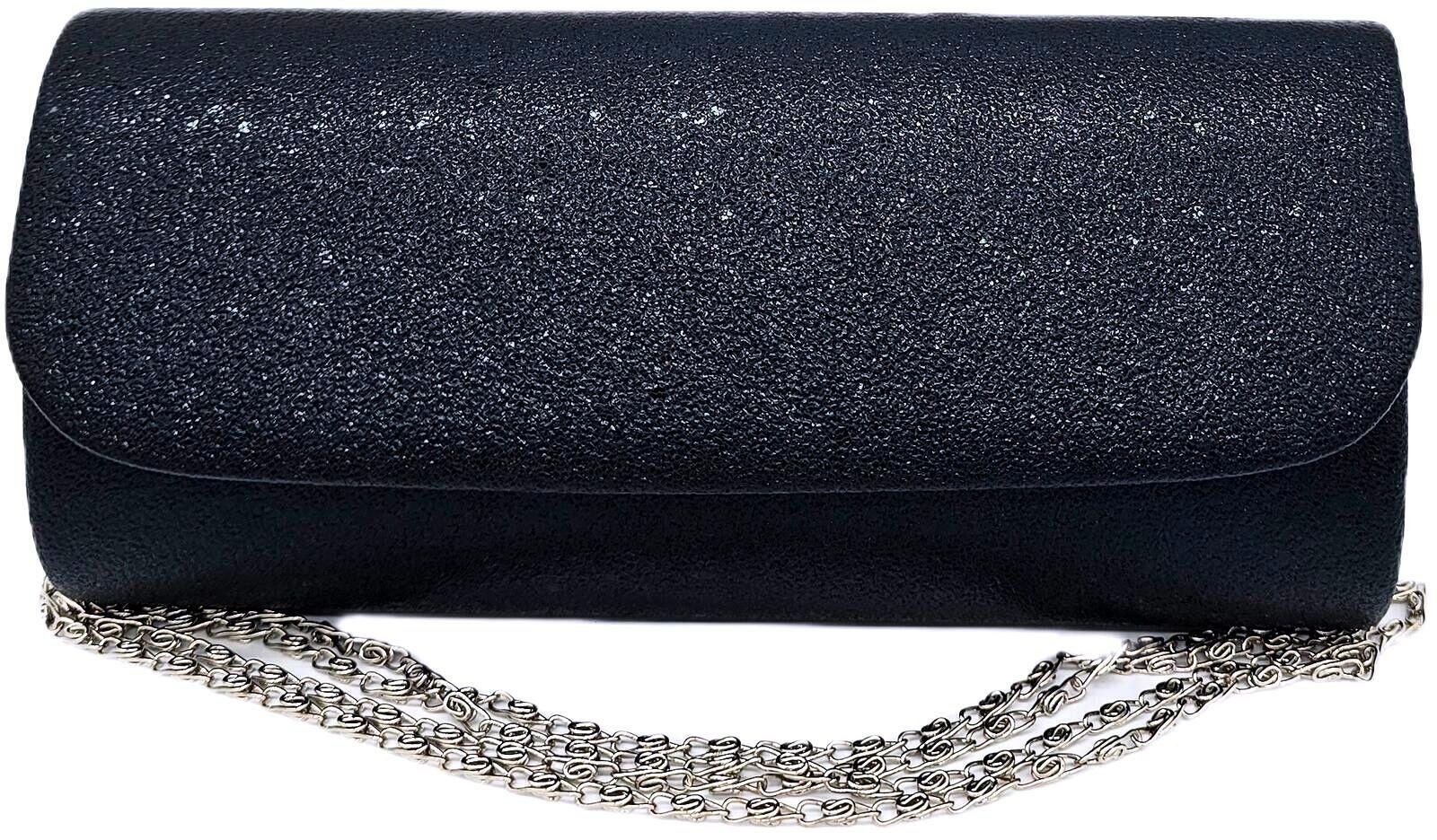 Genetic Manipulation Shinichiro Kuriya Elegant Black Evening Clutch Bag with Chain Strap Size ONE SIZE - 1 Thumbnail
