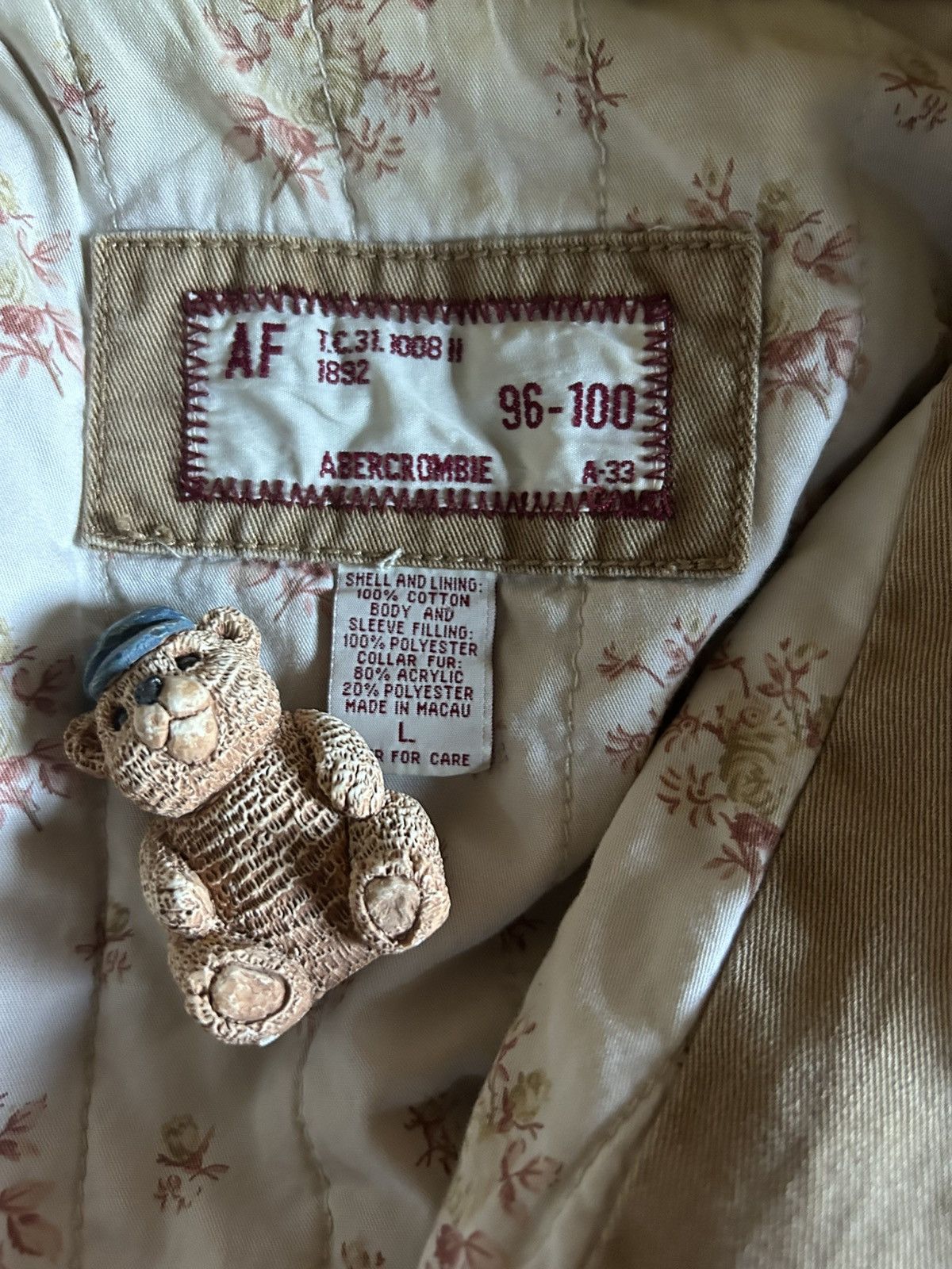 Abercrombie & Fitch quilt lined Abercrombie jacket Size L / US 10 / IT 46 - 4 Thumbnail
