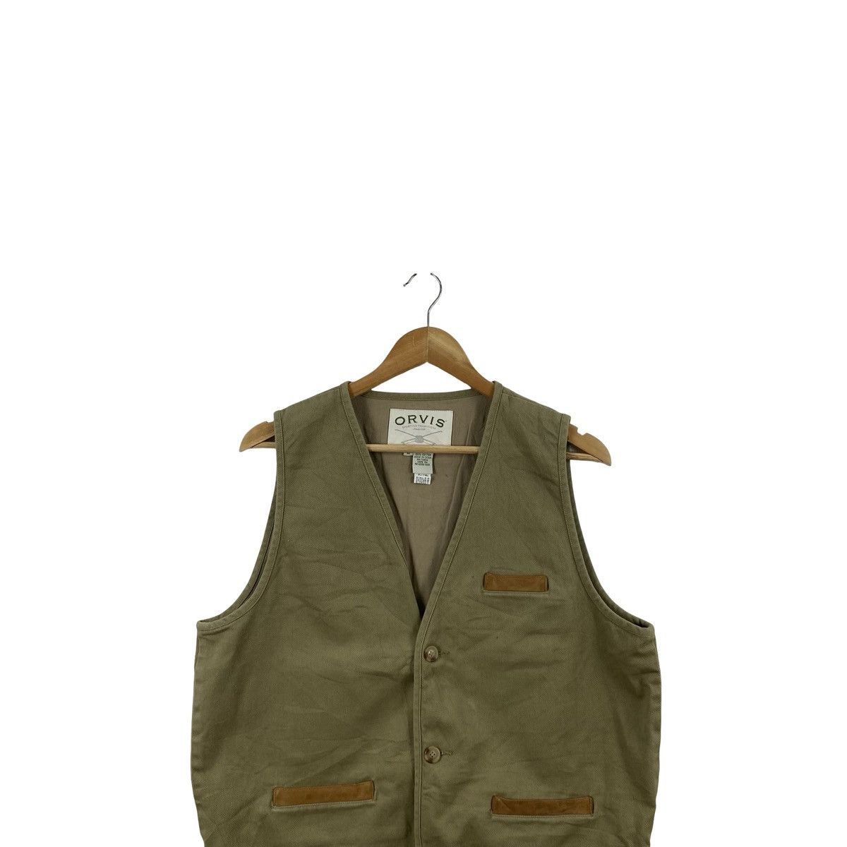Orvis ORVIS SPORTING TRADITIONS Utility Vest Leather Trim Button Size US M / EU 48-50 / 2 - 2 Thumbnail