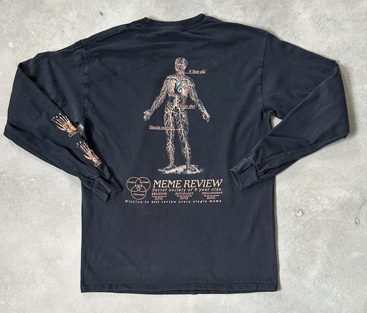 Vintage PEWDIEPIE MEME REVIEW ANATOMY TEE Size US M / EU 48-50 / 2 - 6 Thumbnail