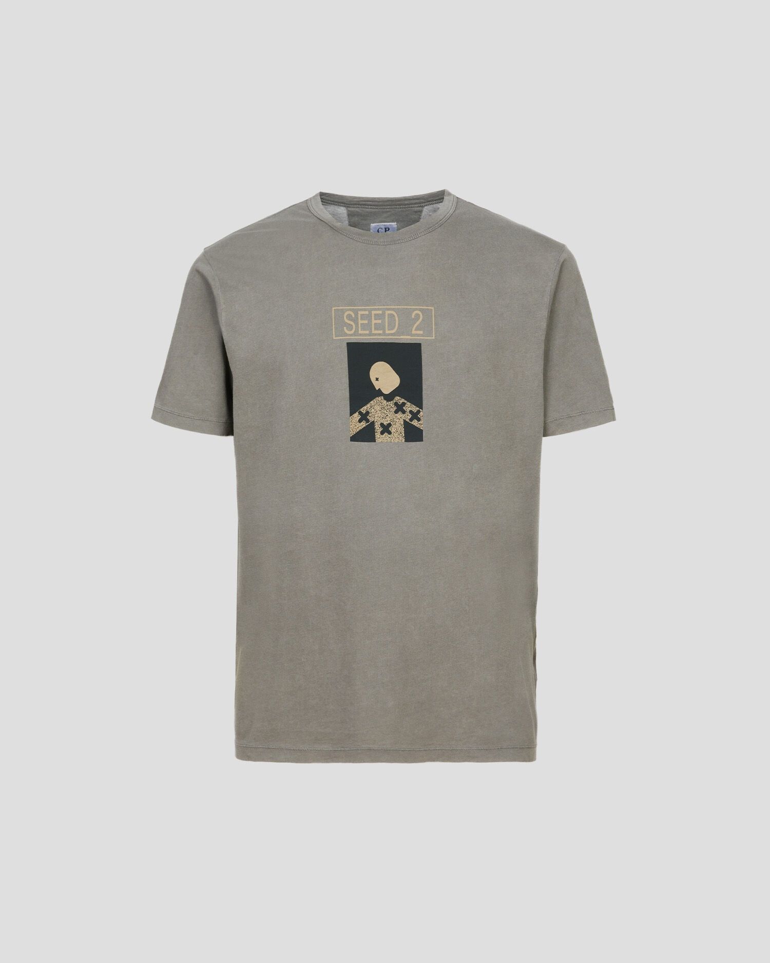 C.P. Company o1y1224 Logo Crewneck T-Shirt in Grey Size US XS / EU 42 / 0 - 1 Thumbnail