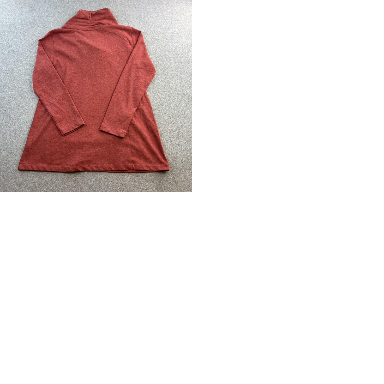 Soft Surroundings Soft Surroundings Sweater Womens Medium Red Button Collar Pullover Long Pocketed Size M / US 6-8 / IT 42-44 - 9 Thumbnail