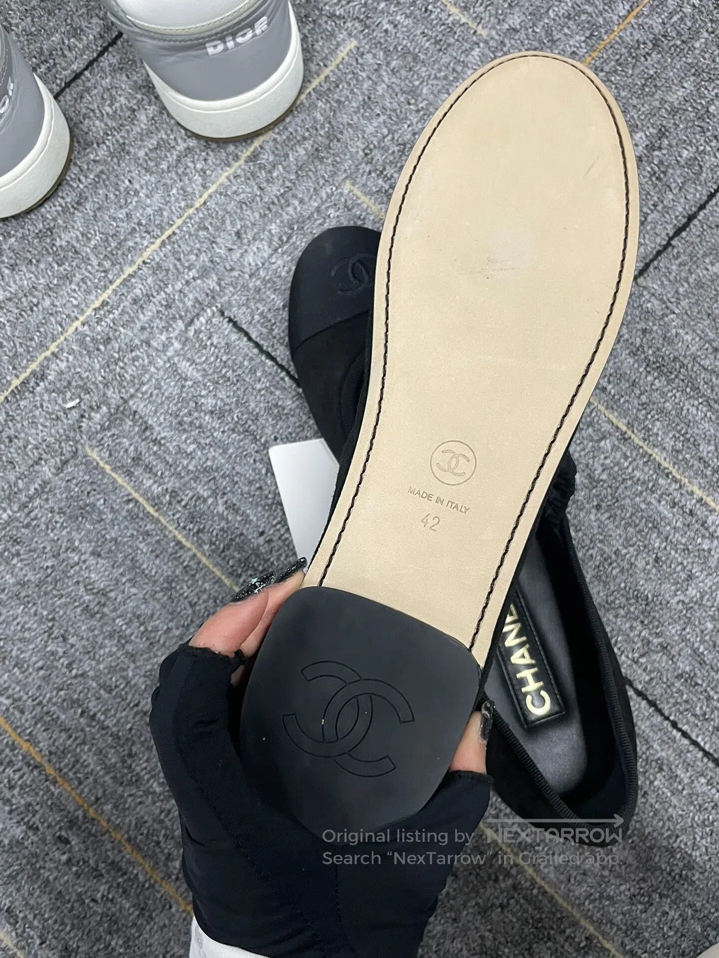 Chanel Chanel Black Mary Jane Flat Shoes| Size US 11.5 / IT 41.5 - 5 Thumbnail