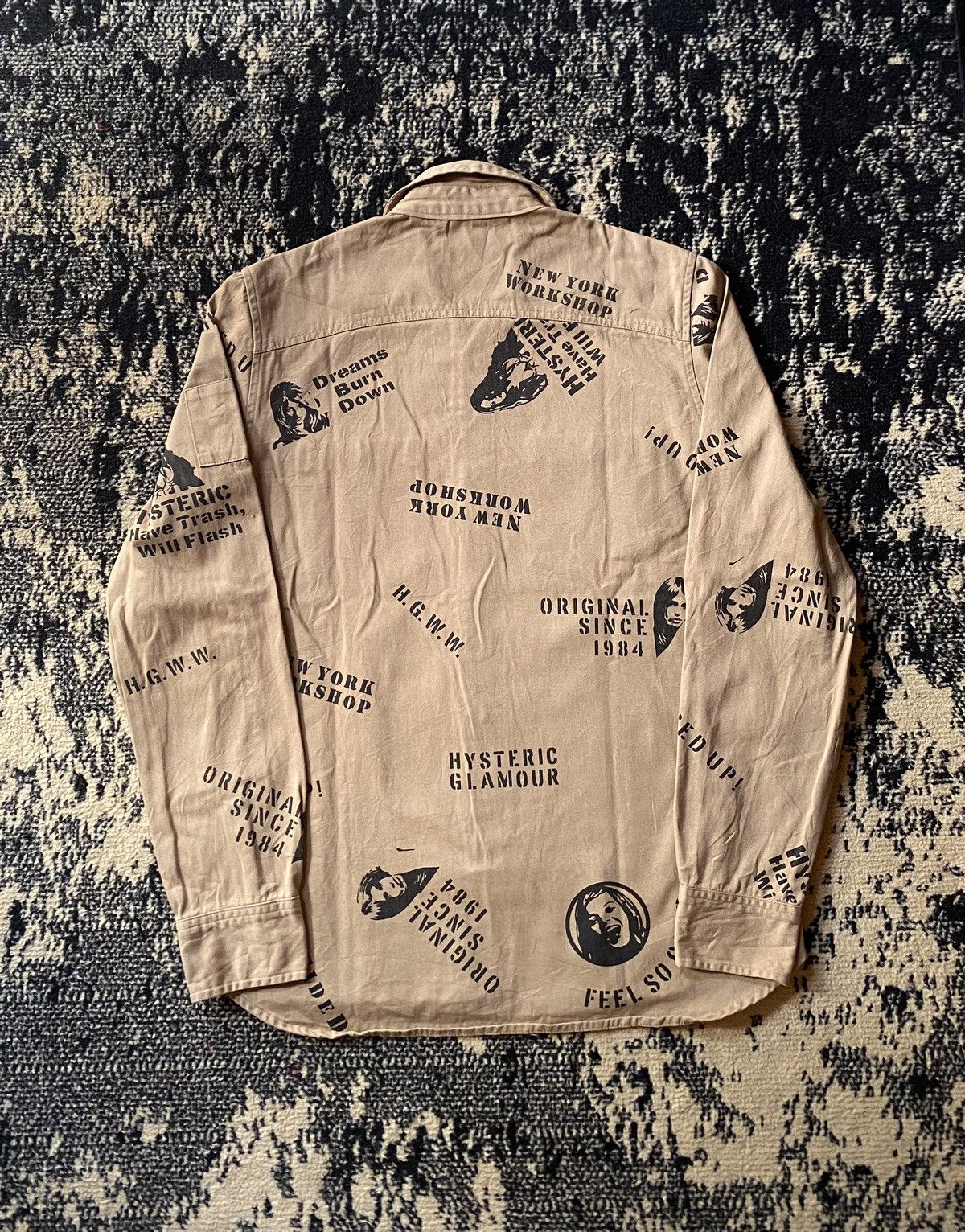 Hysteric Glamour × Japanese Brand Hysteric glamour " mr weather " work shirt Size US L / EU 52-54 / 3 - 2 Thumbnail