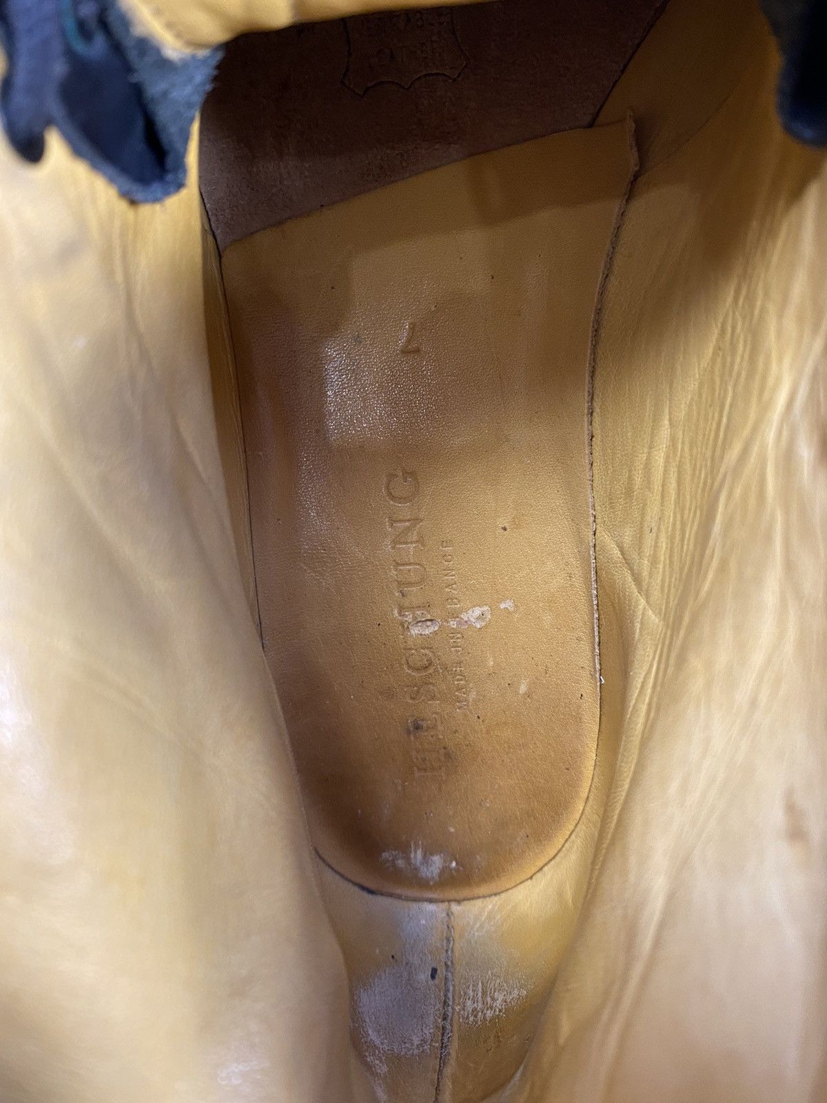 Heschung Leather Black Men’s Boots Made in France