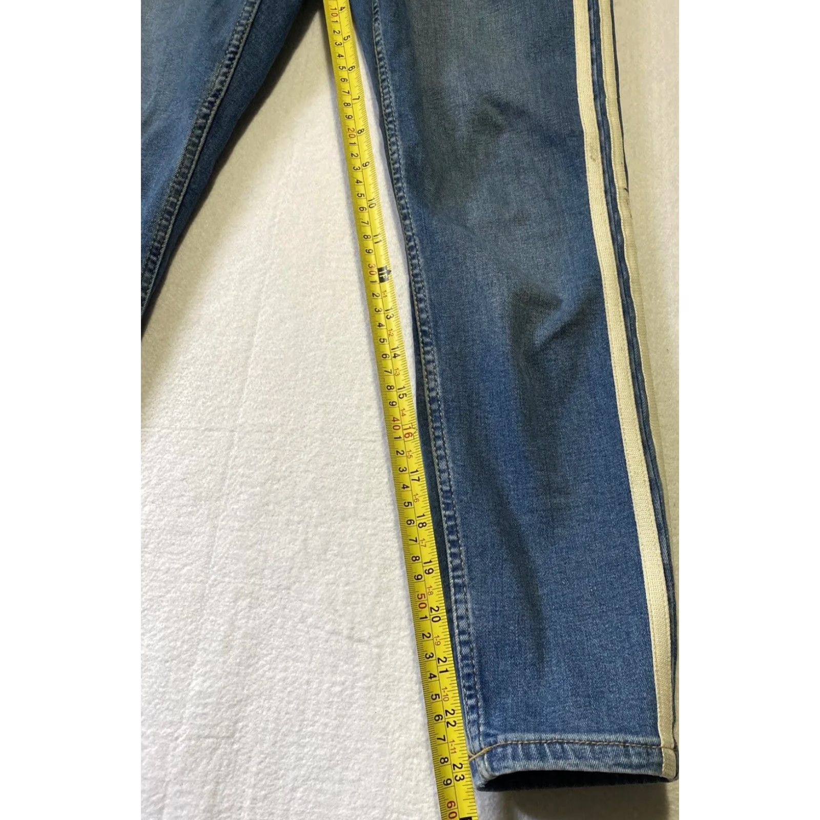 Topshop Topshop Jamie Moto Mid Rise Skinny Jeans Women 30 Blue Denim Slim Jeans 28-10 Regular Inseam 24 Womens Size 30" / US 8 / IT 44 - 6 Thumbnail
