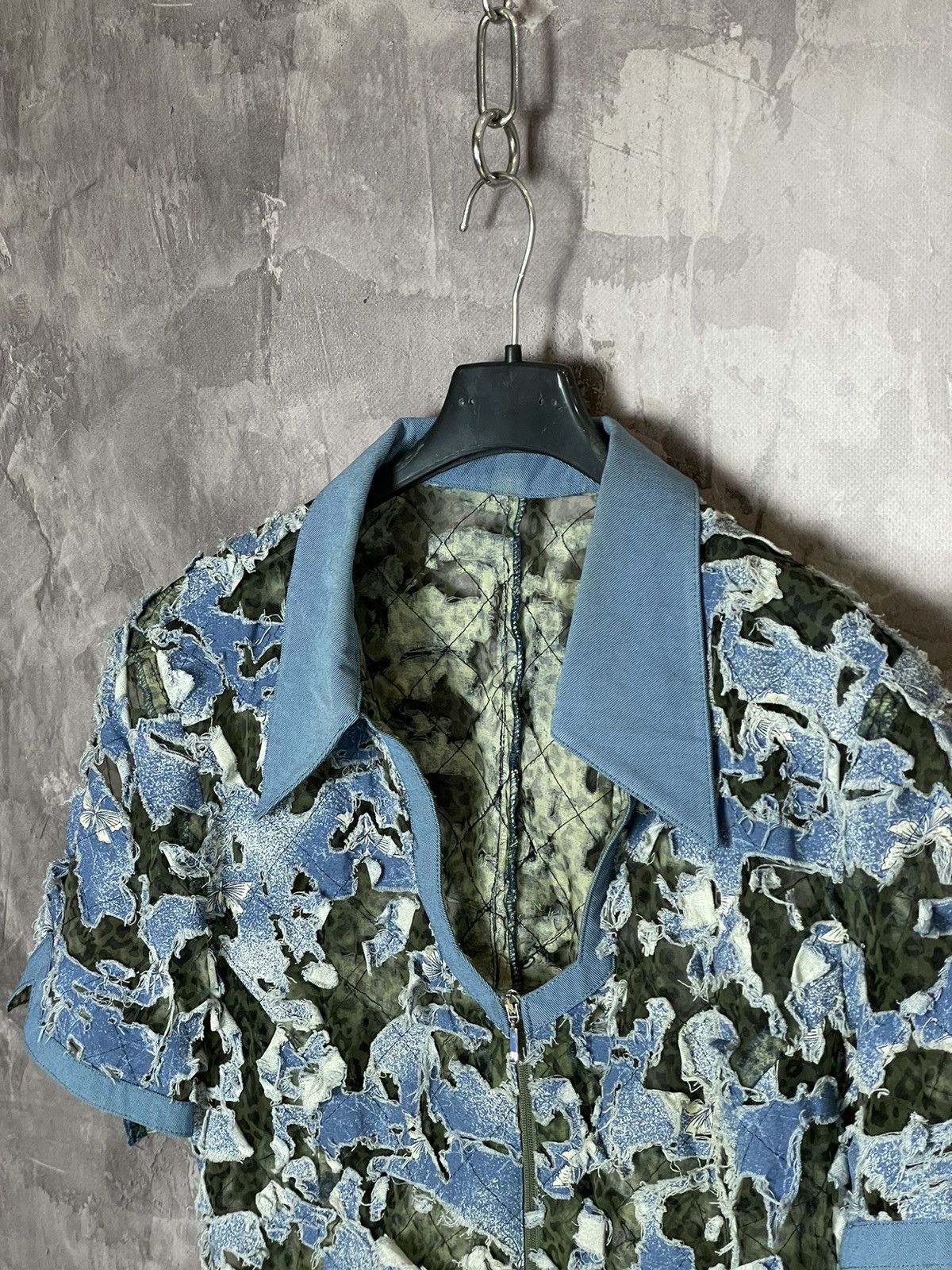 Vintage Vintage mesh Net button up avant garde y2k Size M / US 6-8 / IT 42-44 - 6 Thumbnail