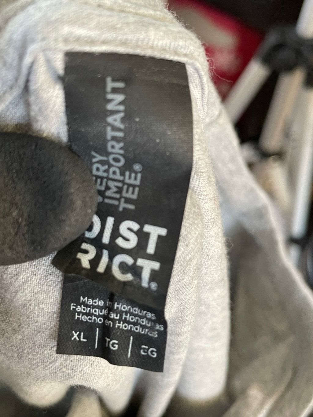 District Vision Men's DISTRICT Gray XL Short Sleeve Tee Size US XL / EU 56 / 4 - 4 Thumbnail