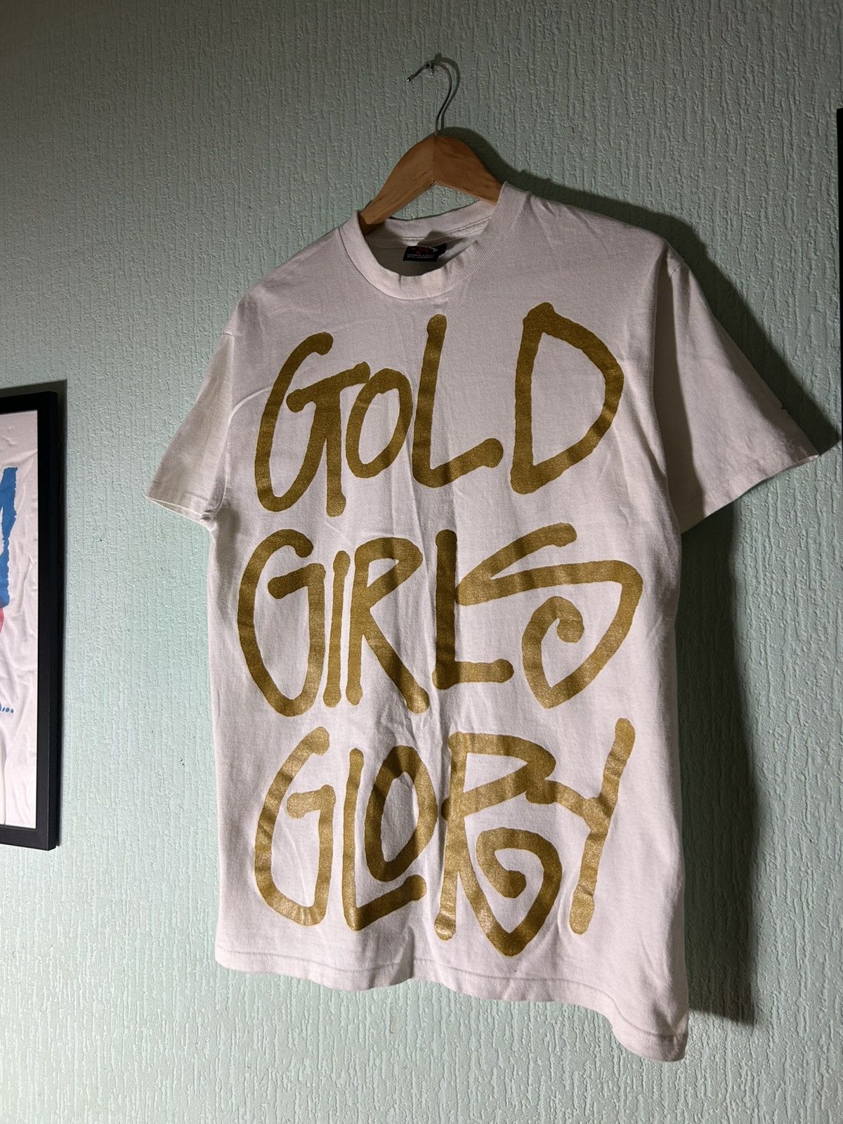 Stussy Vintage Rare Stussy “ Gold Girls Glory” T-Shirt Size US M / EU 48-50 / 2 - 2 Thumbnail