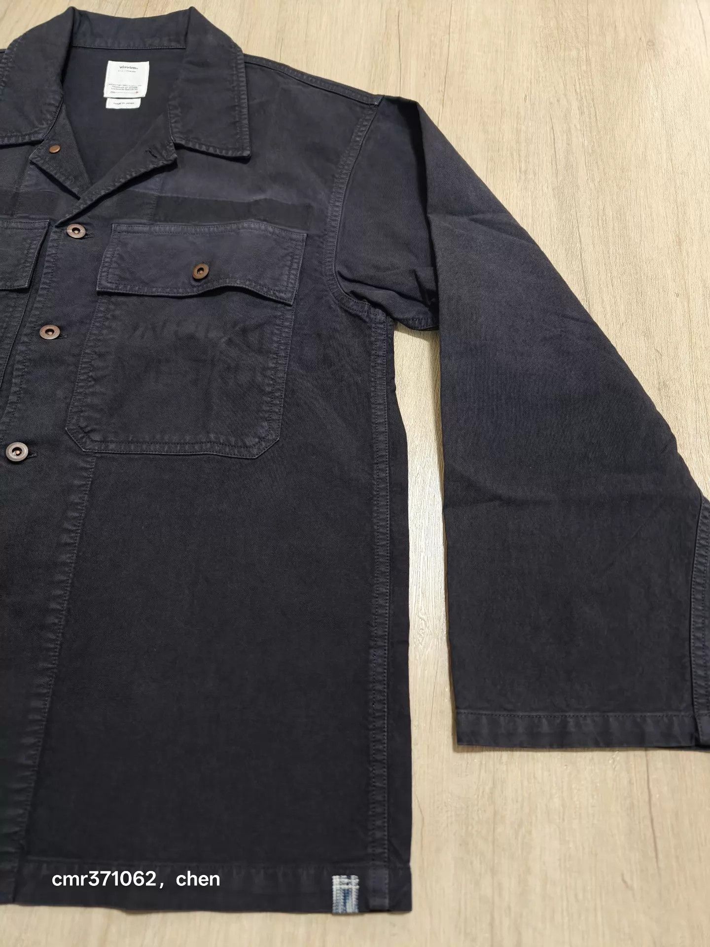 Visvim VISVIM 22SS FIL Cardwell L/S DMGD Navy Shirt 3 Size US L / EU 52-54 / 3 - 3 Thumbnail