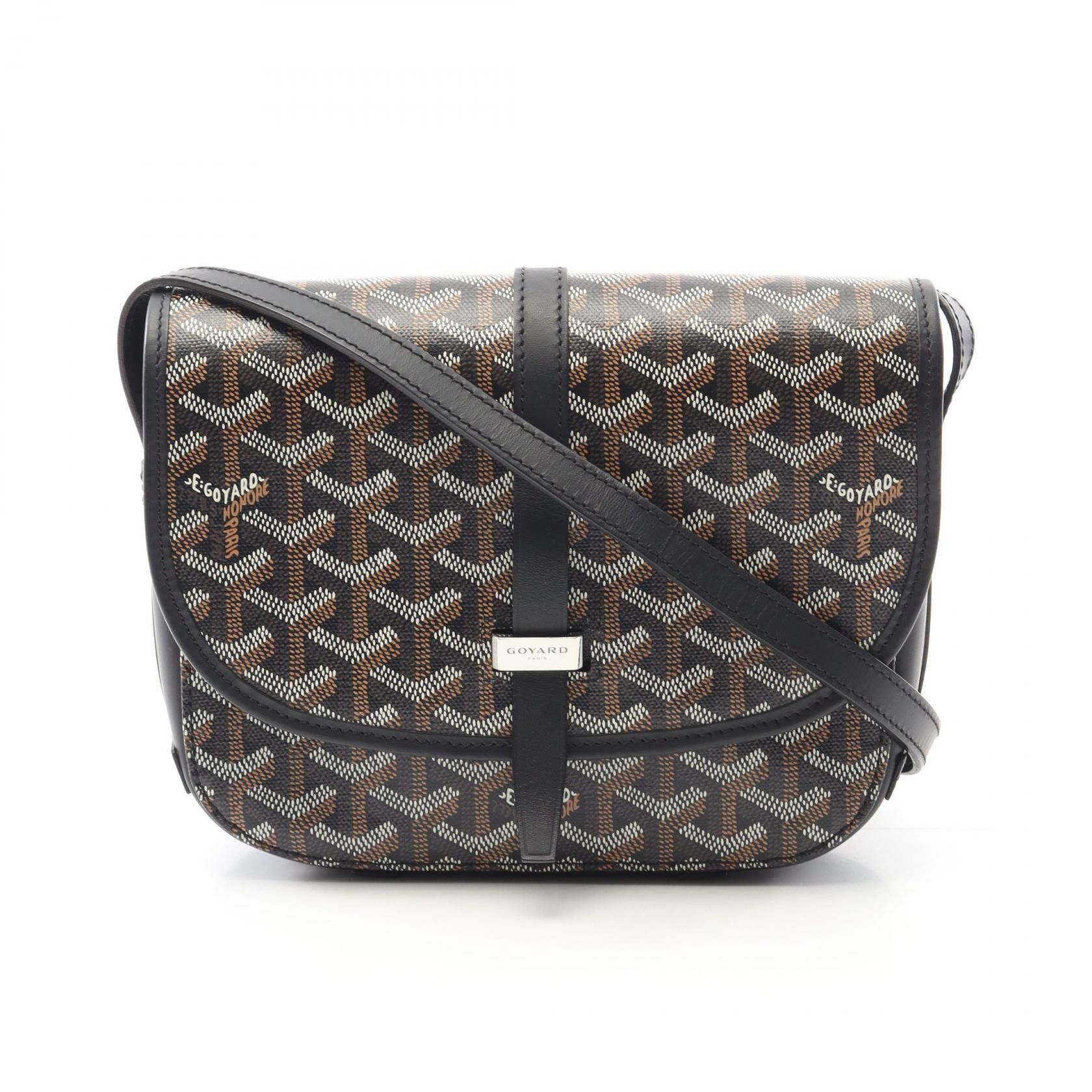Goyard Goyard Goyard Belvedere PM Coated Canvas Shoulder Bag Canvas Shoulder Bag Size ONE SIZE - 1 Thumbnail