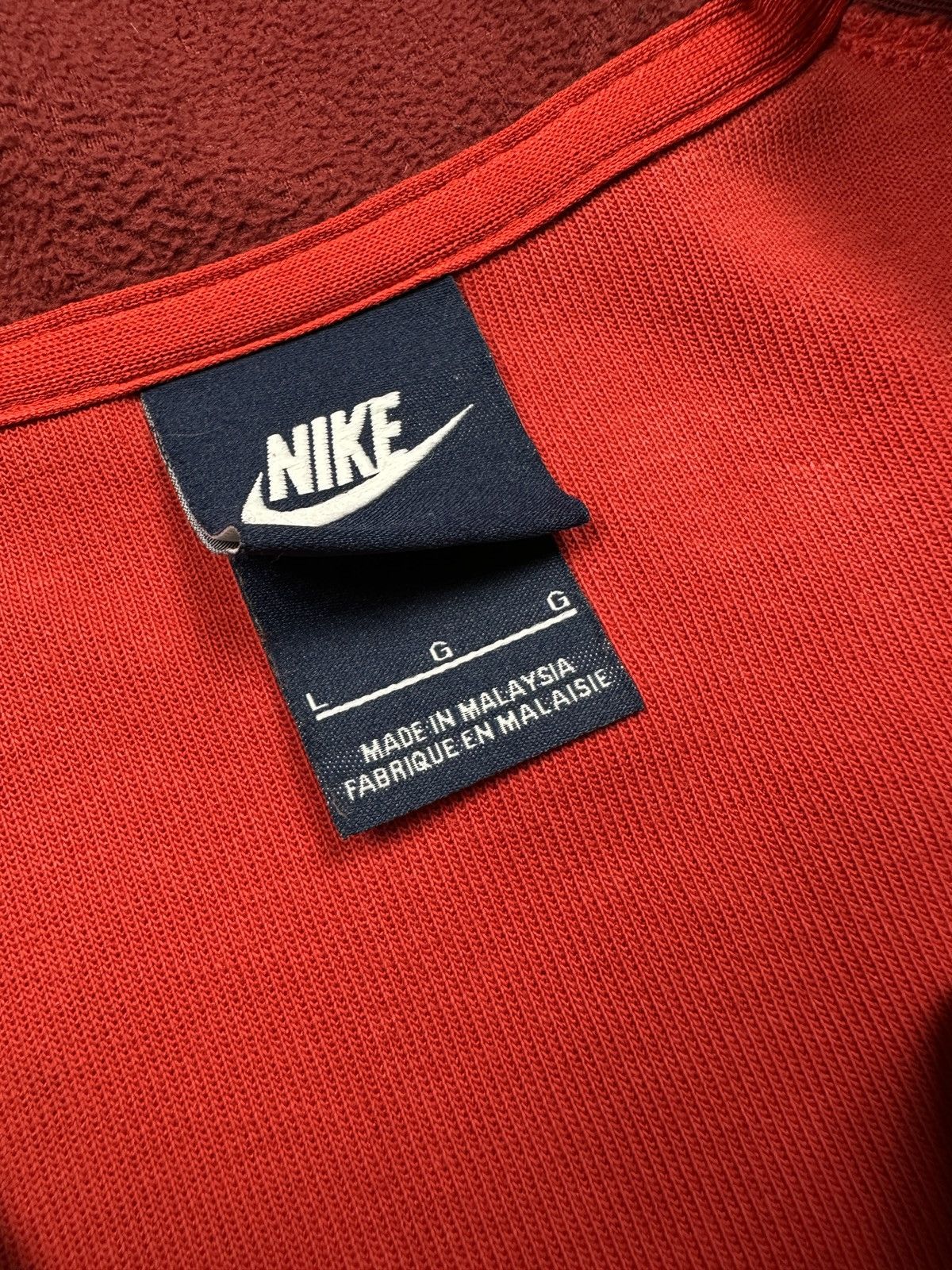 Nike Nike Vintage Zipper Hooded Fleece Jacket Swoosh Logo y2k 90s Size US L / EU 52-54 / 3 - 15 Thumbnail