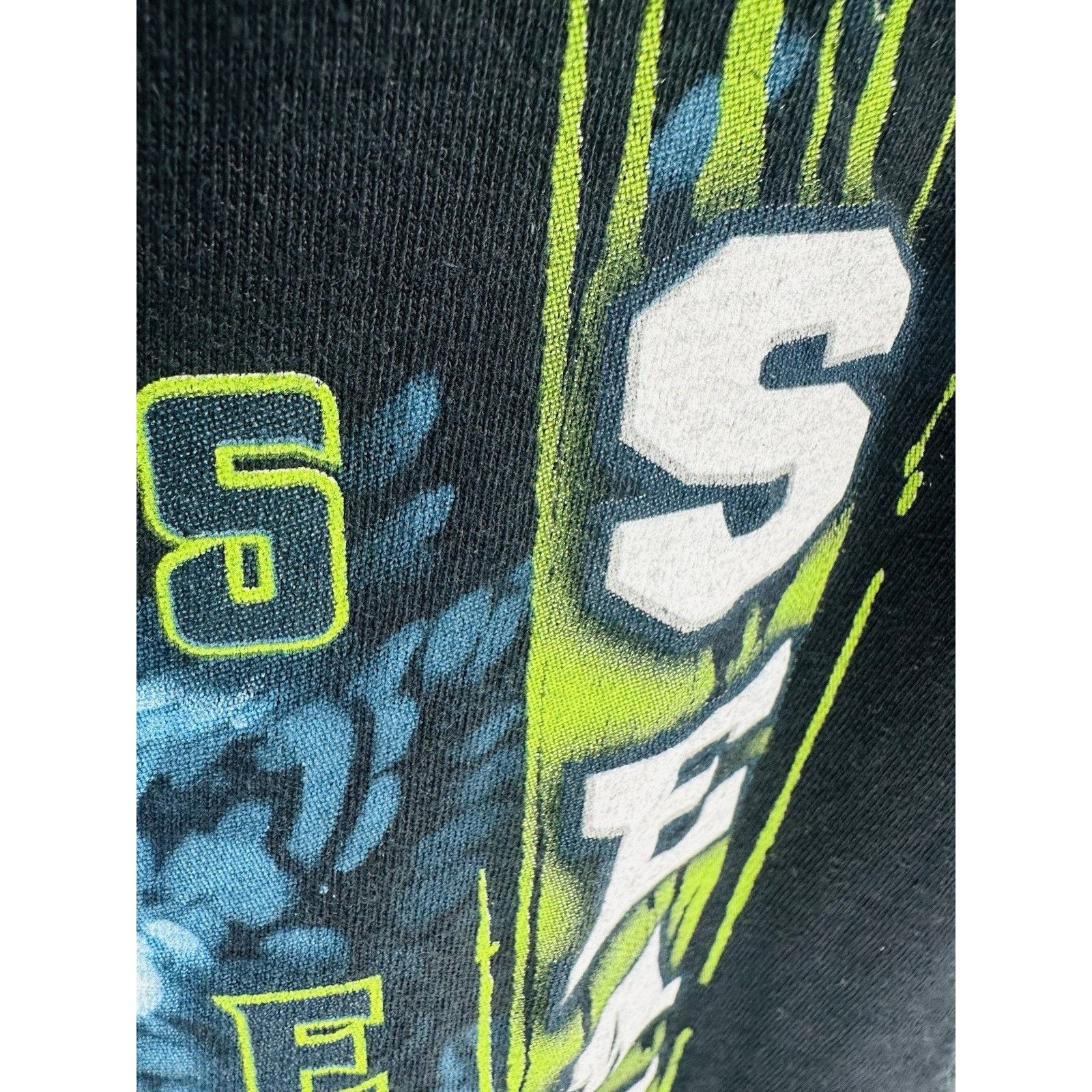 Majestic Seattle Seahawks Graphic Cartoon T-Shirt XL Vintage Majestic Size US XL / EU 56 / 4 - 5 Thumbnail