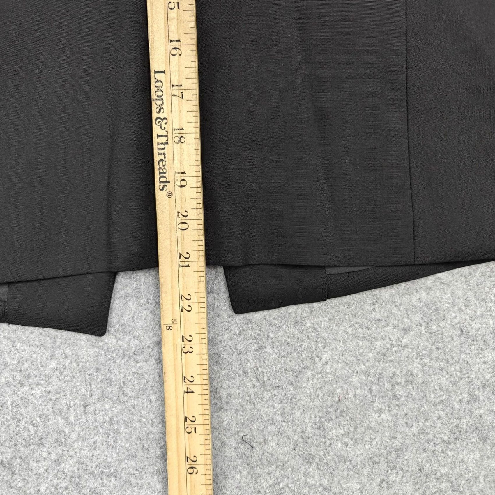 Theory Theory Womens Blazer Black Wool Blend Lined Stretch Jacket Workwear 4 Size S / US 4 / IT 40 - 7 Thumbnail