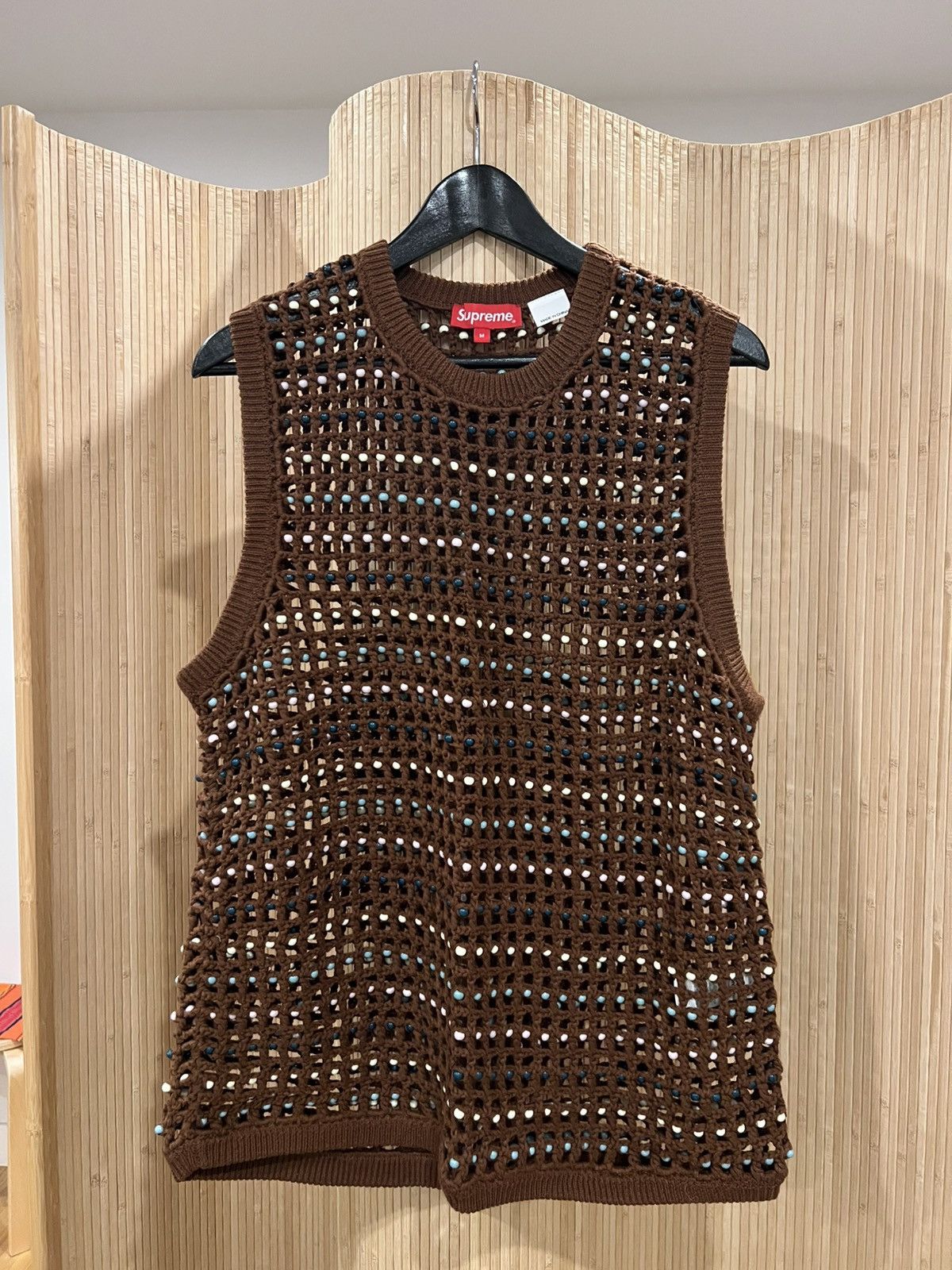 Supreme Beaded sweater vest Size US M / EU 48-50 / 2 - 1 Thumbnail