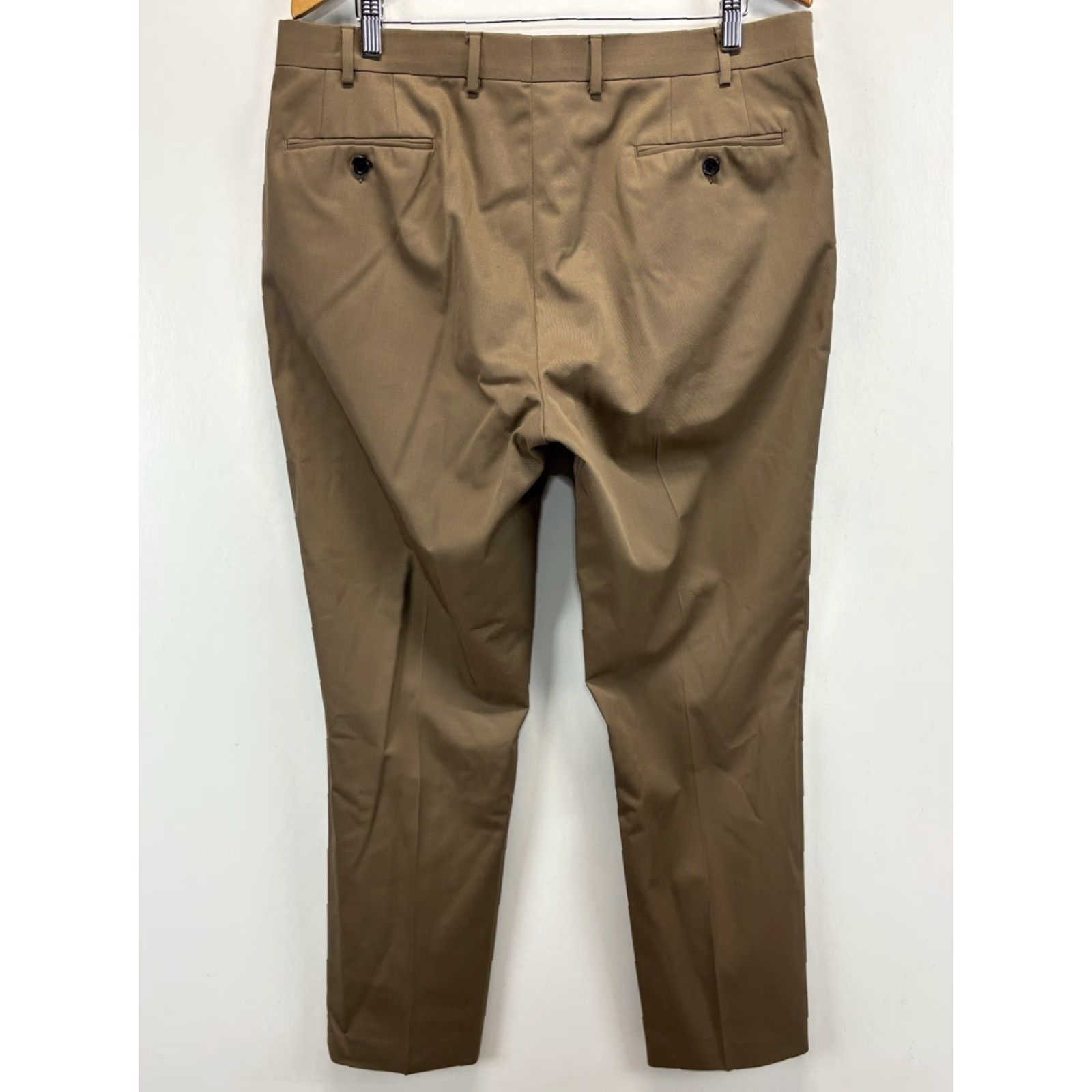 Ralph Lauren VINTAGE Lauren Ralph Lauren Dress Pants Trousers Men 36x32 Brown Straight Wool Pants Mens 36 Size US 36 / EU 52 - 3 Thumbnail