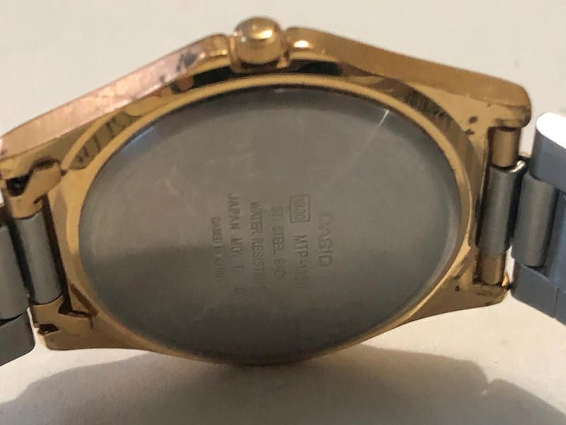 Casio casio black dial gold stainless steel watch Size ONE SIZE - 6 Thumbnail
