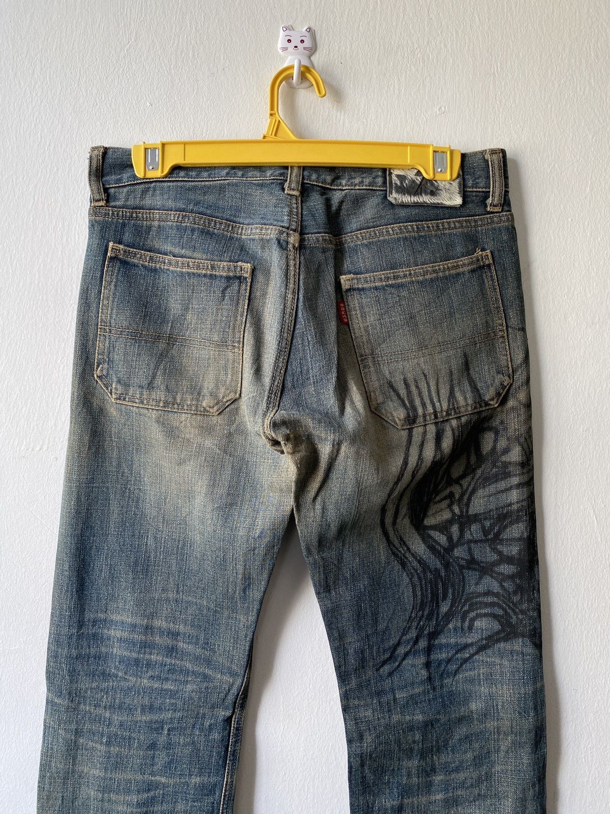 Japanese Brand Japanese Brand Ozone Rocks Distressed Denim Size US 29 - 9 Thumbnail