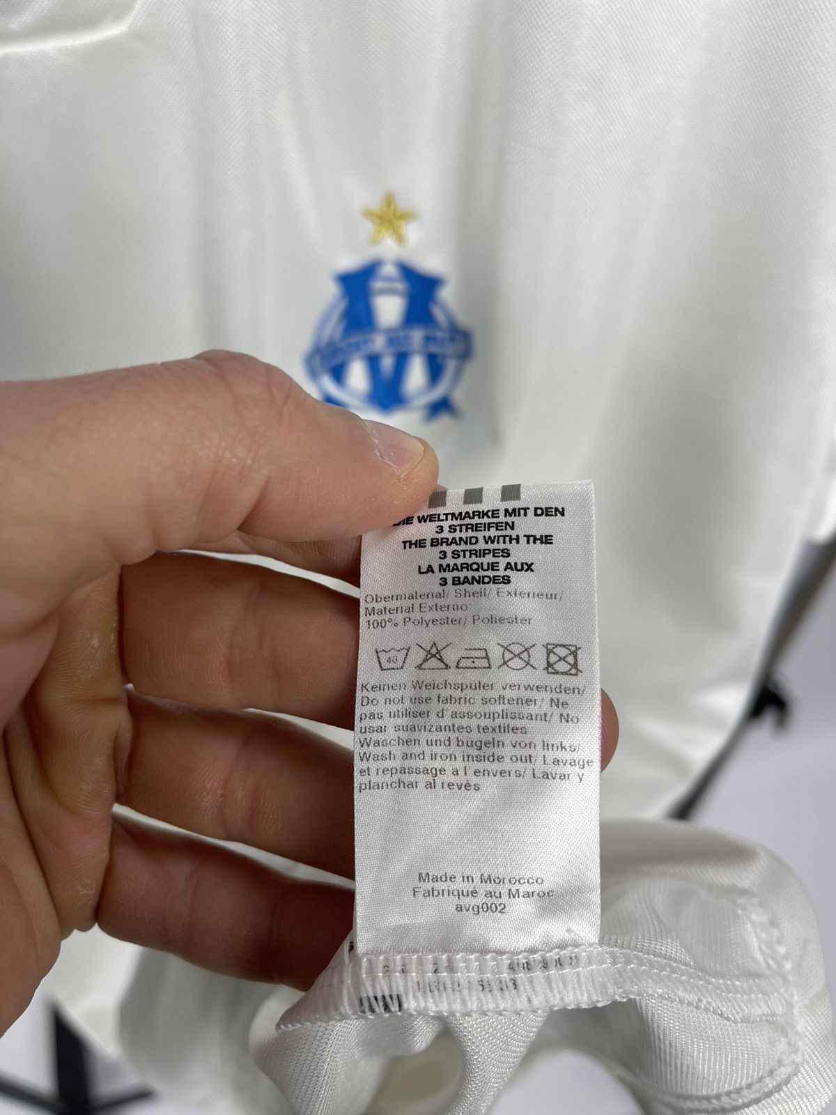 Adidas Maillot vintage Olympique Marseille OM 93 Adidas taille S Size US S / EU 44-46 / 1 - 9 Thumbnail
