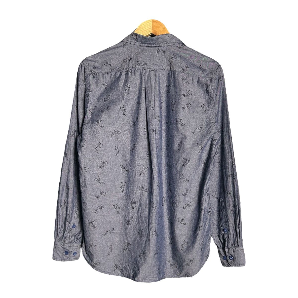 Kim Jones Kim Jones Logo Monogram Button Up Shirt Size M / US 6-8 / IT 42-44 - 2 Thumbnail