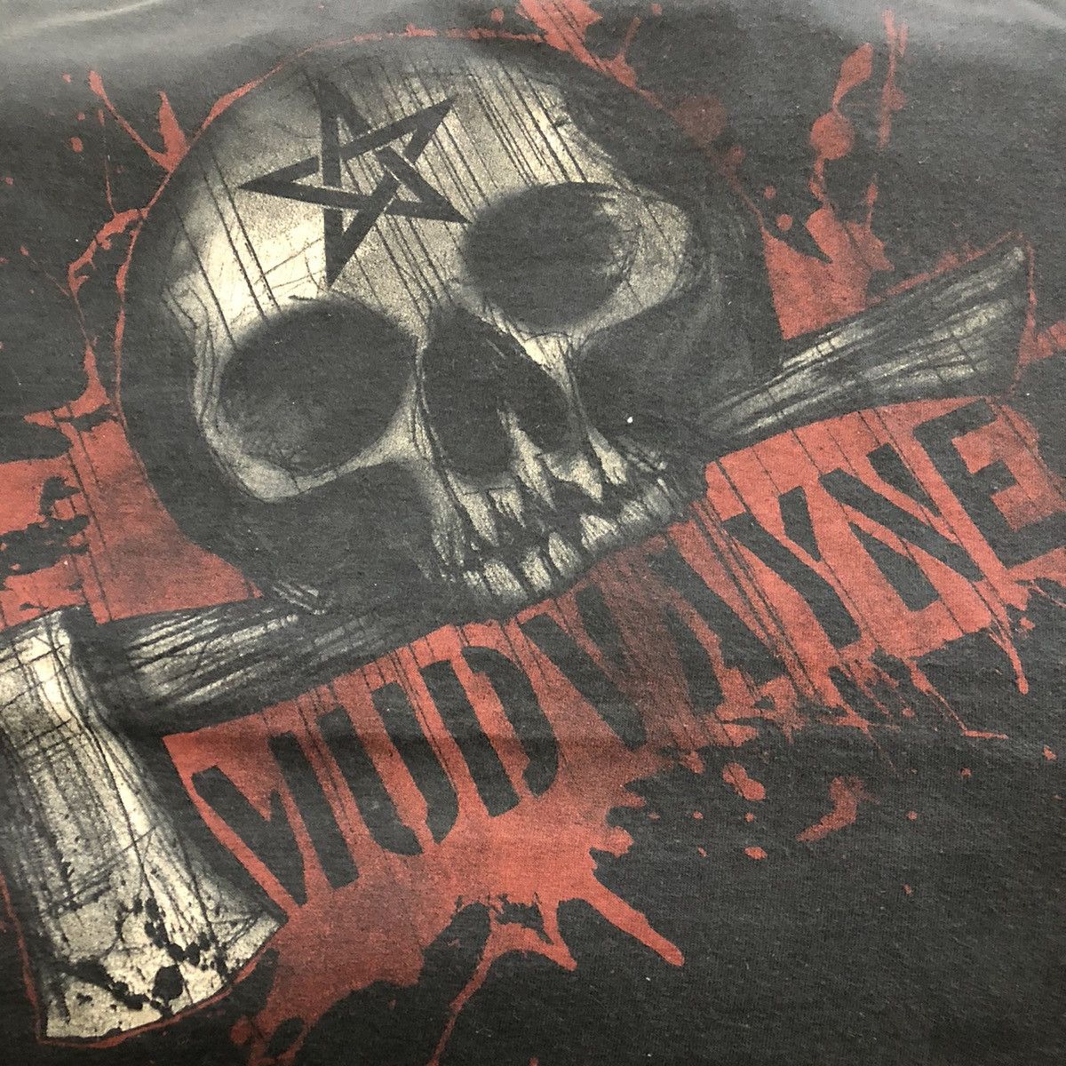 Hanes MUDWAYNE American Heavy Metal Band T-Shirt Size US L / EU 52-54 / 3 - 4 Thumbnail