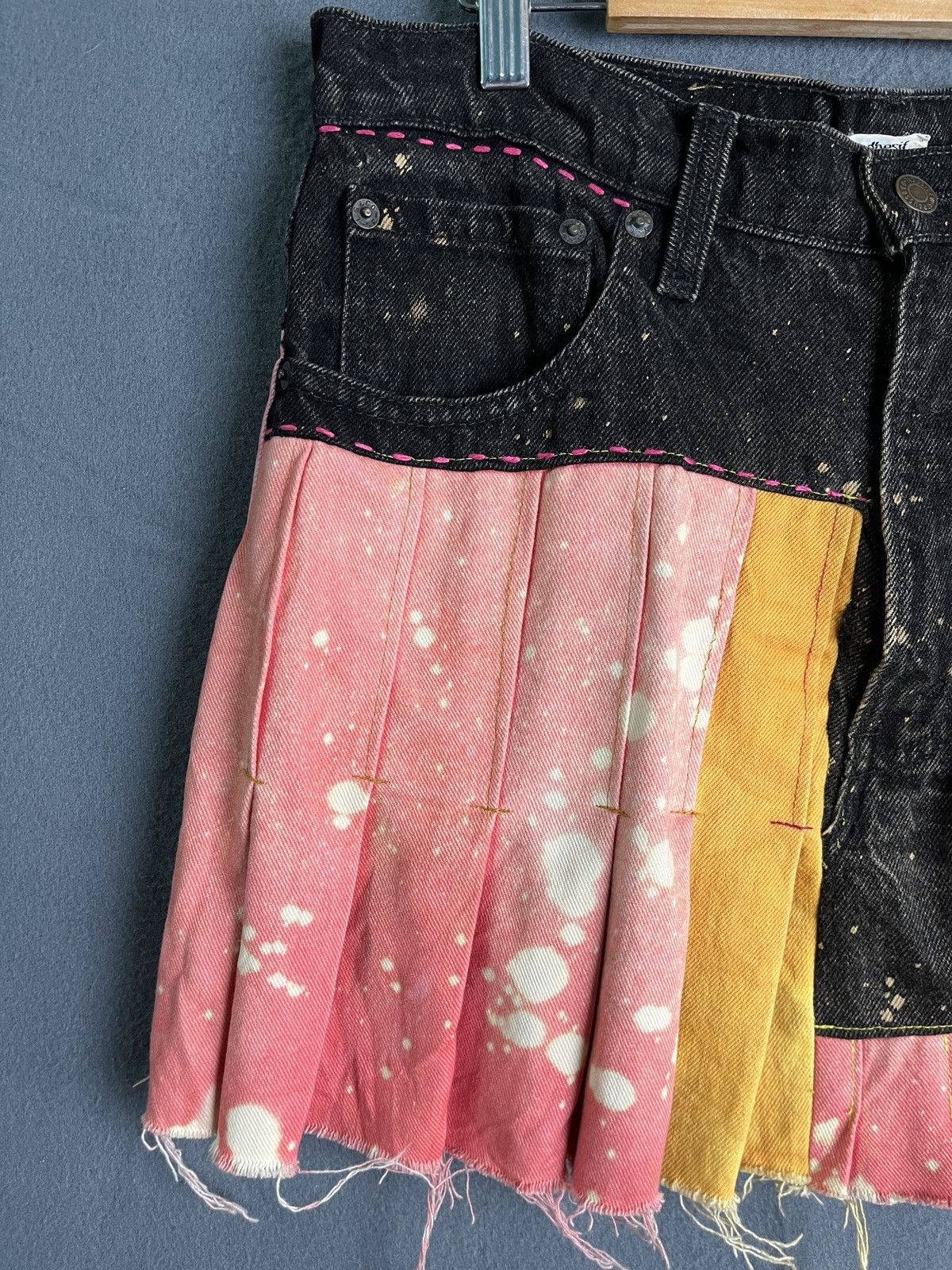 Beauty Beast × Levi's Custom Pleated Seditionaries Skirt Size 32" / US 10 / IT 46 - 3 Thumbnail