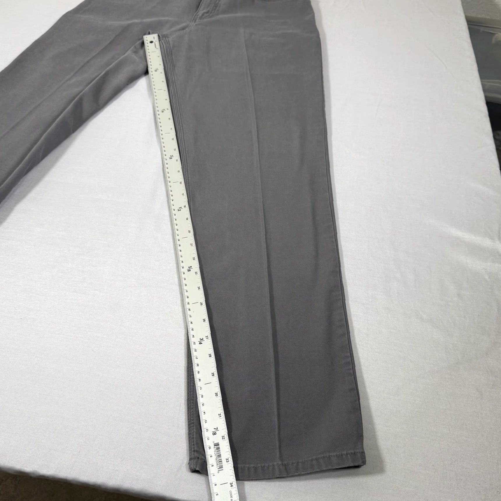 Carhartt Carhartt Pants Mens 34x34 Gray Canvas Carpenter Relaxed Fit Stretch Work Size US 34 / EU 50 - 3 Thumbnail