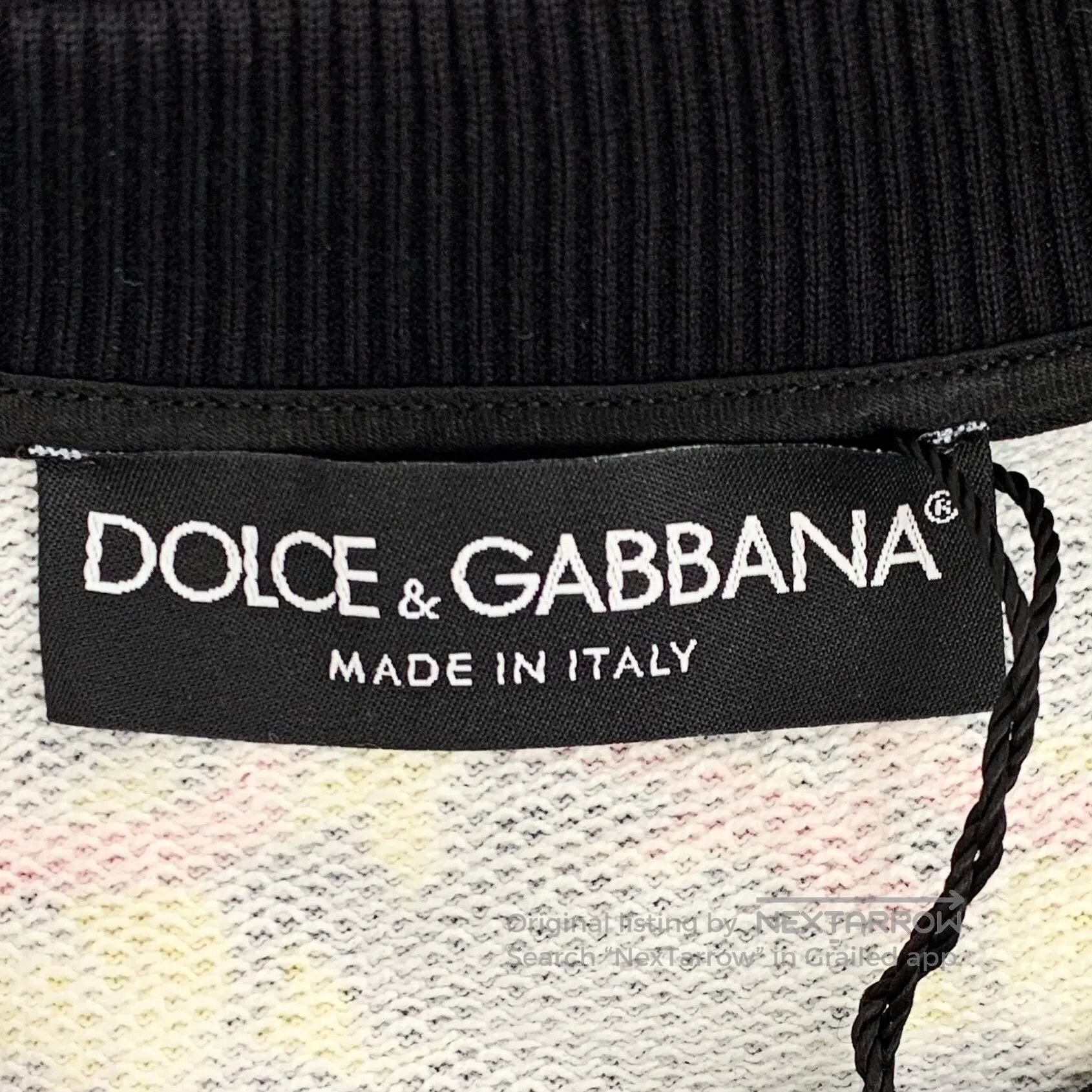 Dolce & Gabbana Dolce Gabbana Black Knight Court Print Cotton Crew Neck Lo Size US M / EU 48-50 / 2 - 6 Thumbnail