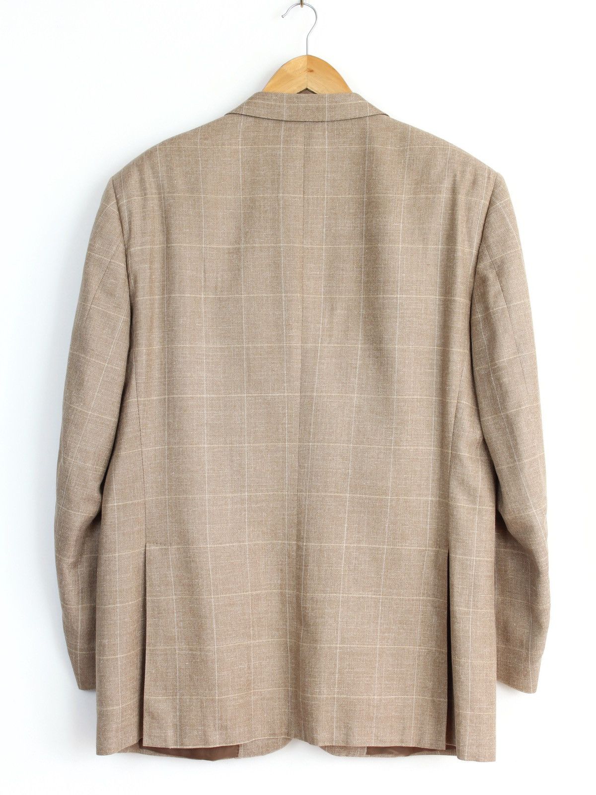 Corneliani Corneliani Beige Silk Linen Sport Blazer Size 52R - 5 Thumbnail