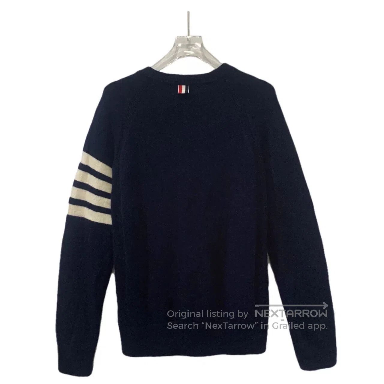 Thom Browne thom browne navy classic long sleeve knitwear. Size US XS / EU 42 / 0 - 2 Thumbnail
