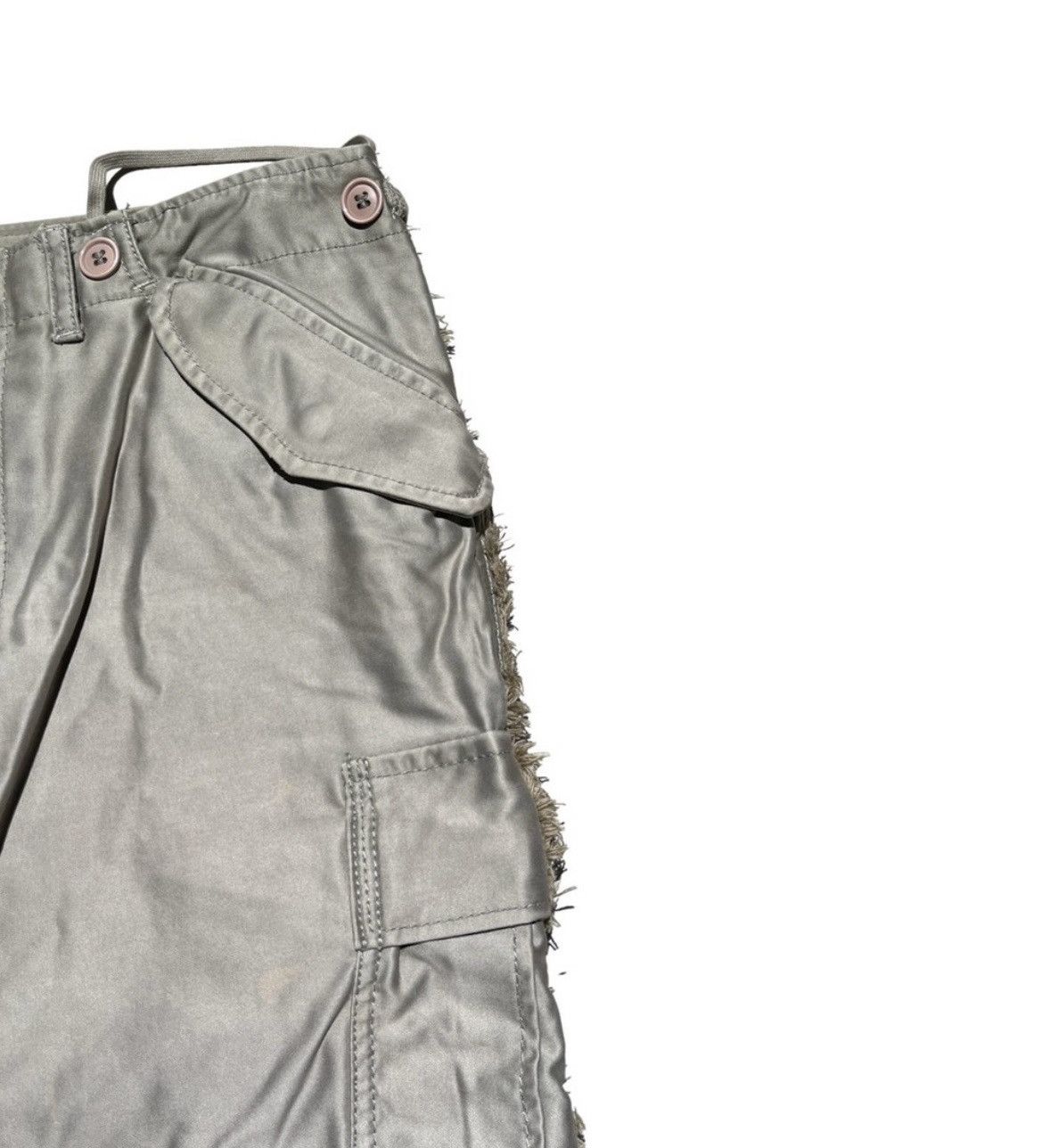 Maison MIHARA YASUHIRO Mihara Yasuhiro Gray and Tan Hybrid Fur Trim Size US 29 - 3 Thumbnail
