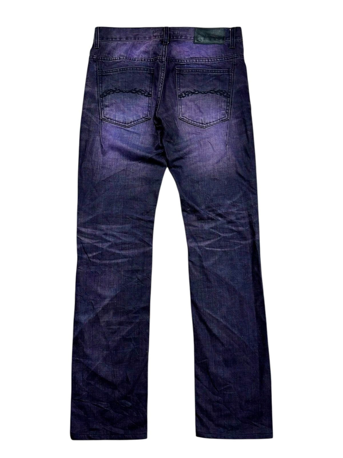 KMRii Archive Midas - Dark Purple Denim Pants Size US 29 - 2 Thumbnail
