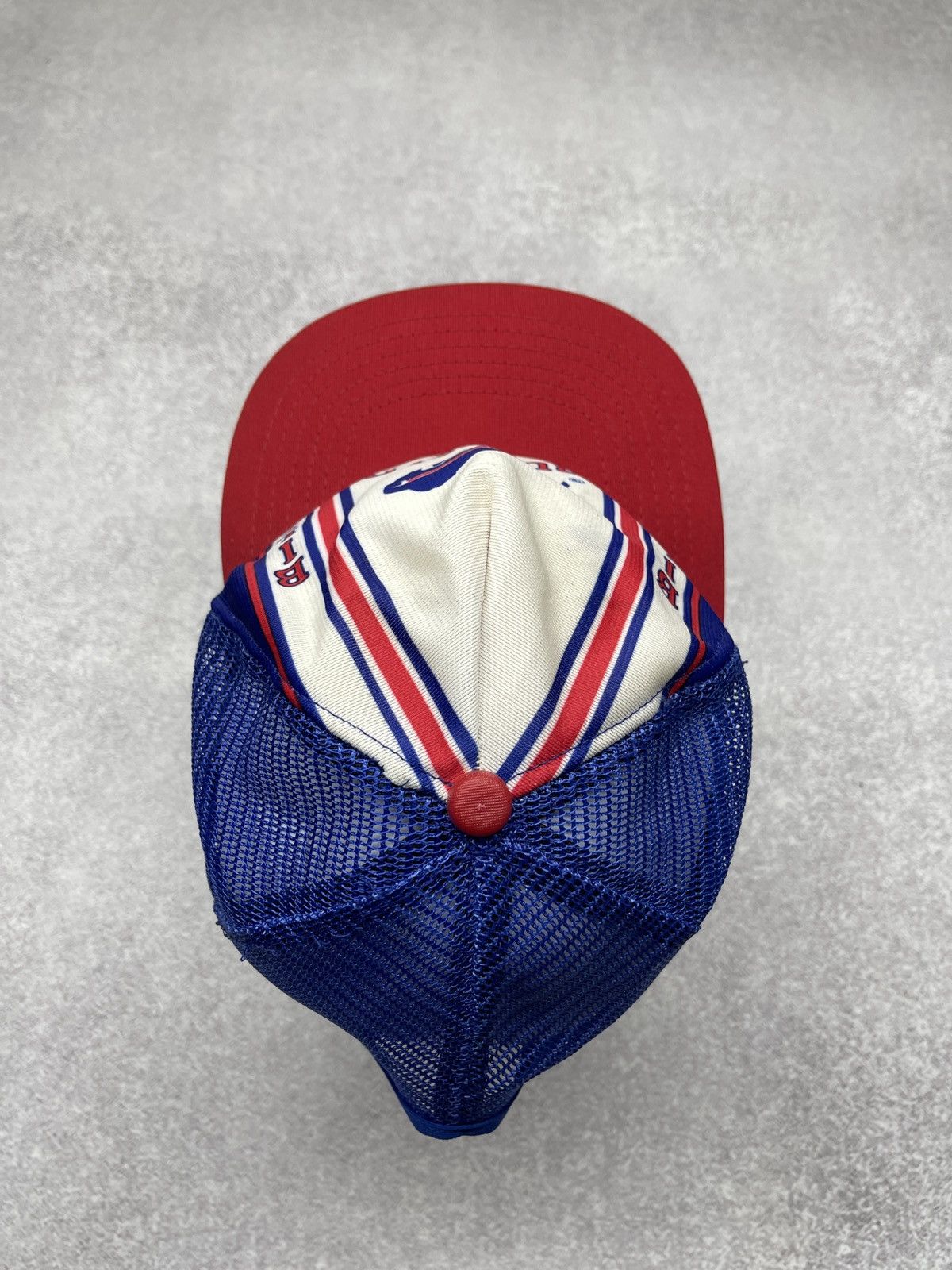 New Era Vintage New Era NFL Buffalo Bills Trucker Hat USA Dupont Y2K Size ONE SIZE - 6 Thumbnail
