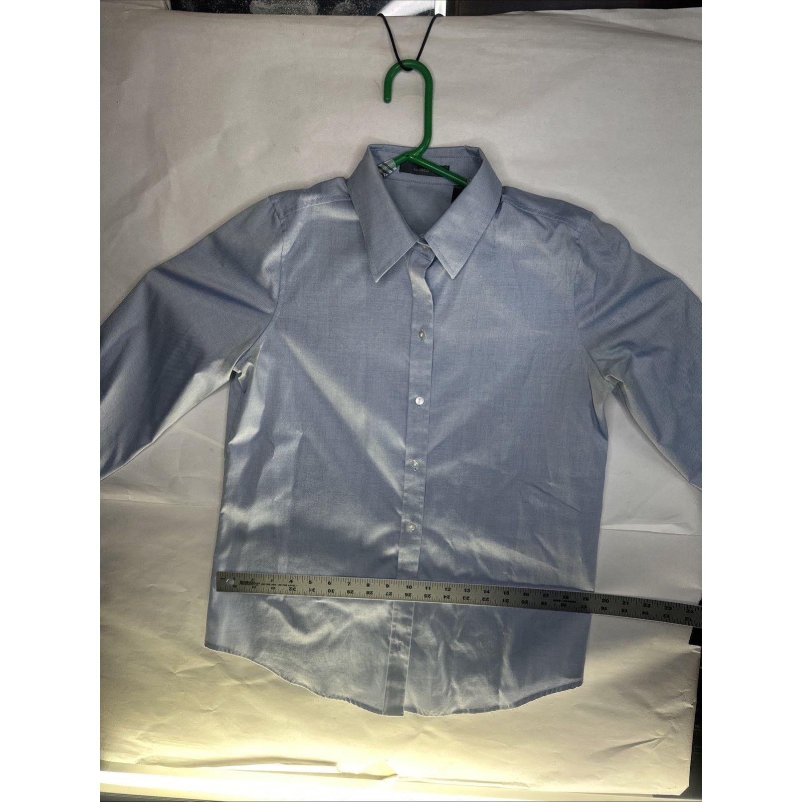 Liz Claiborne Liz Claiborne Men Vintage Long Sleeve Shirt - Blue - Size 8 Size M / US 6-8 / IT 42-44 - 3 Thumbnail