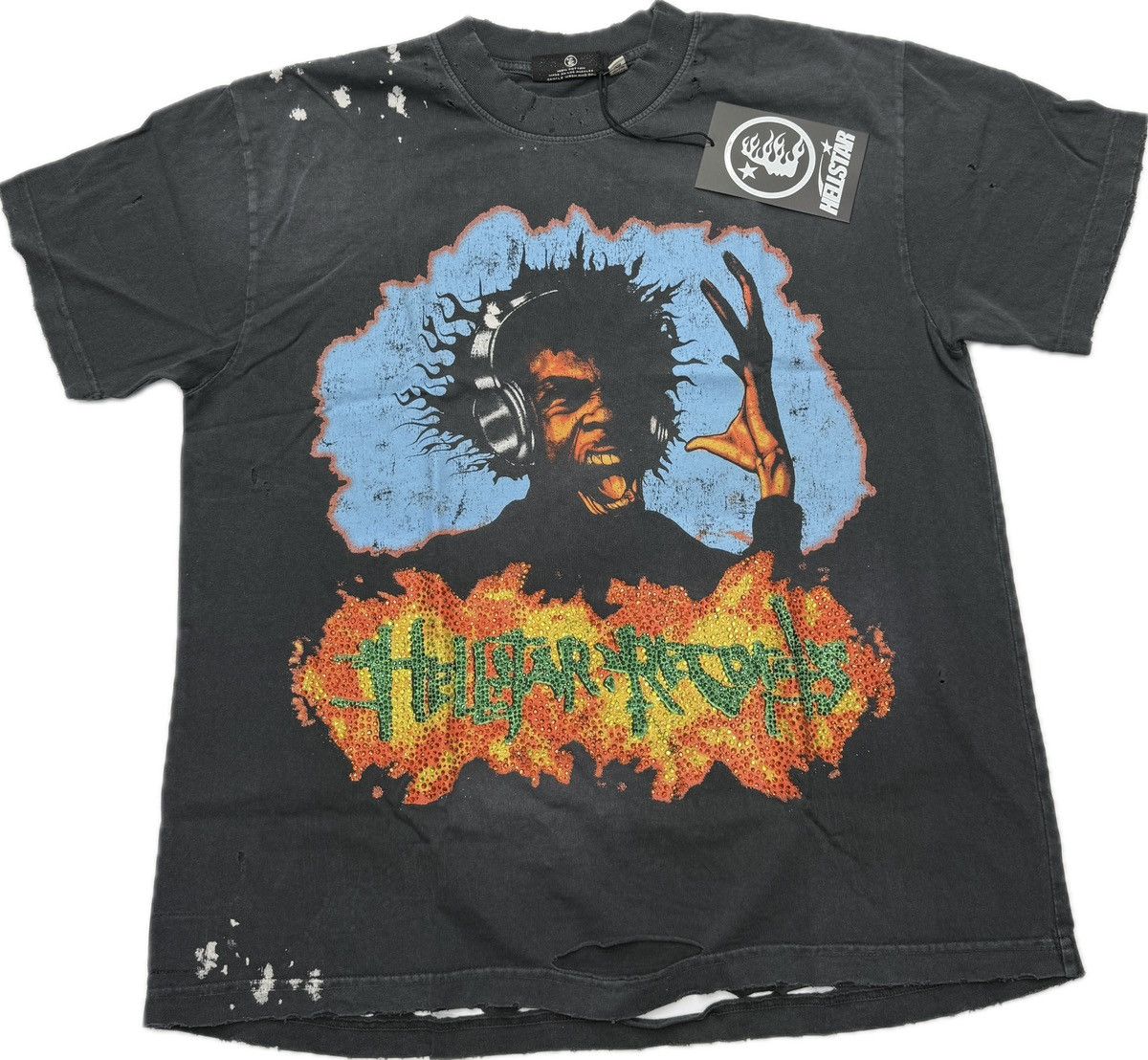 HELLSTAR Hellstar Headphones T-shirt Size US M / EU 48-50 / 2 - 1 Thumbnail