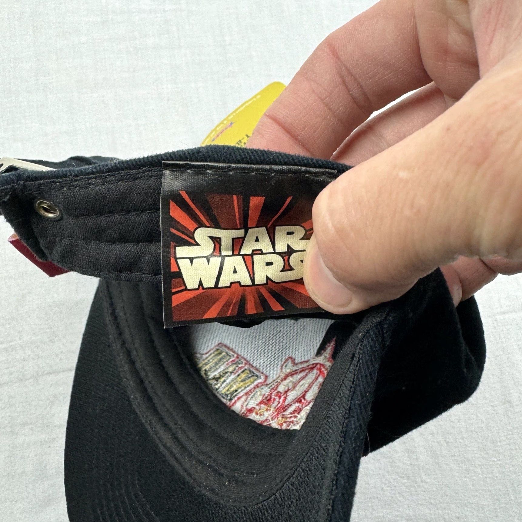 Star Wars VINTAGE Star Wars Darth Maul Hat Adult One Size Black 90s Strapback Men's Deadstock NWT Size ONE SIZE - 5 Thumbnail