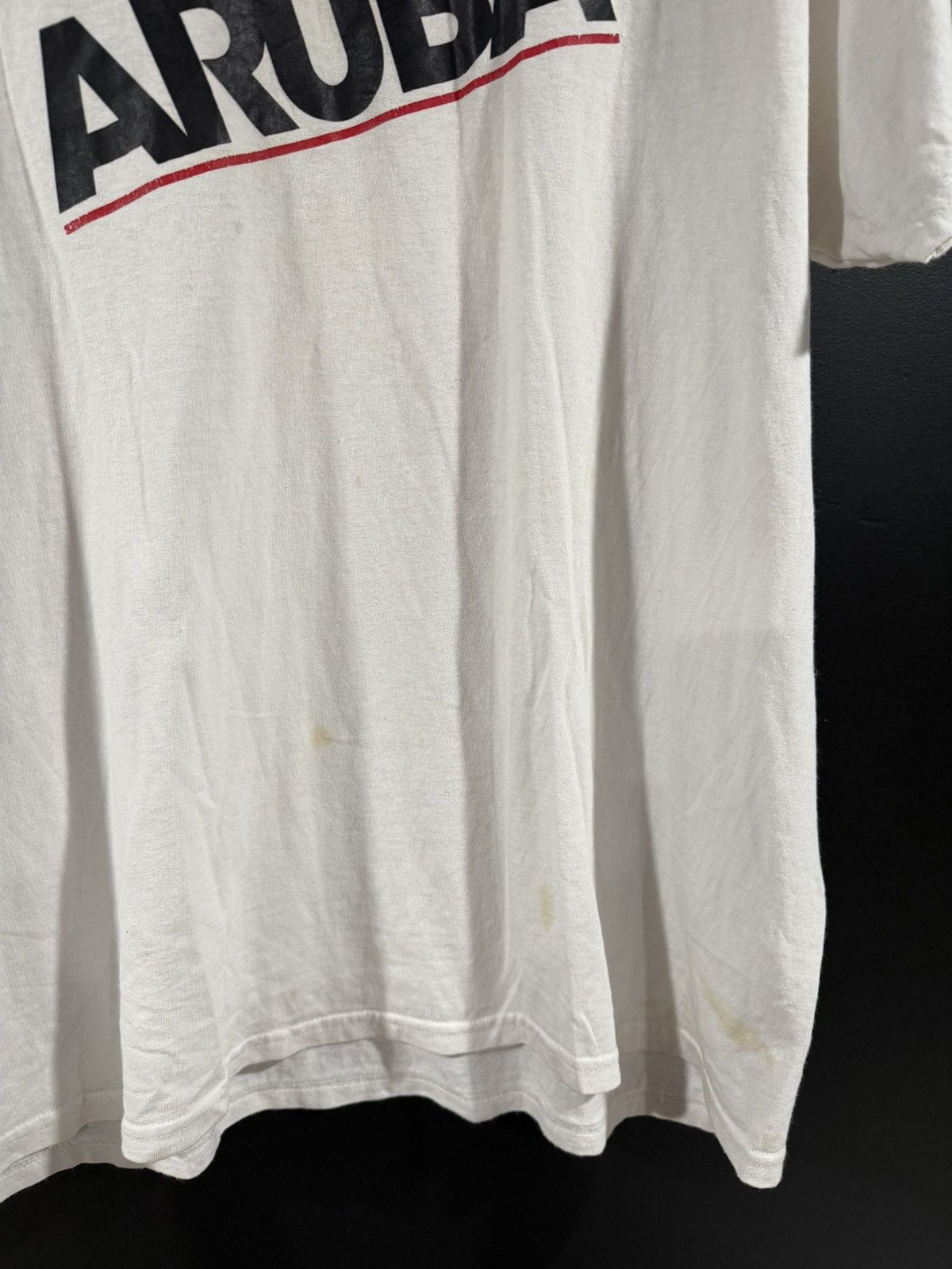 Vintage 2010s Vintage I Love Aruba Tourist Vacation Grunge Tee XL Size US XL / EU 56 / 4 - 5 Thumbnail