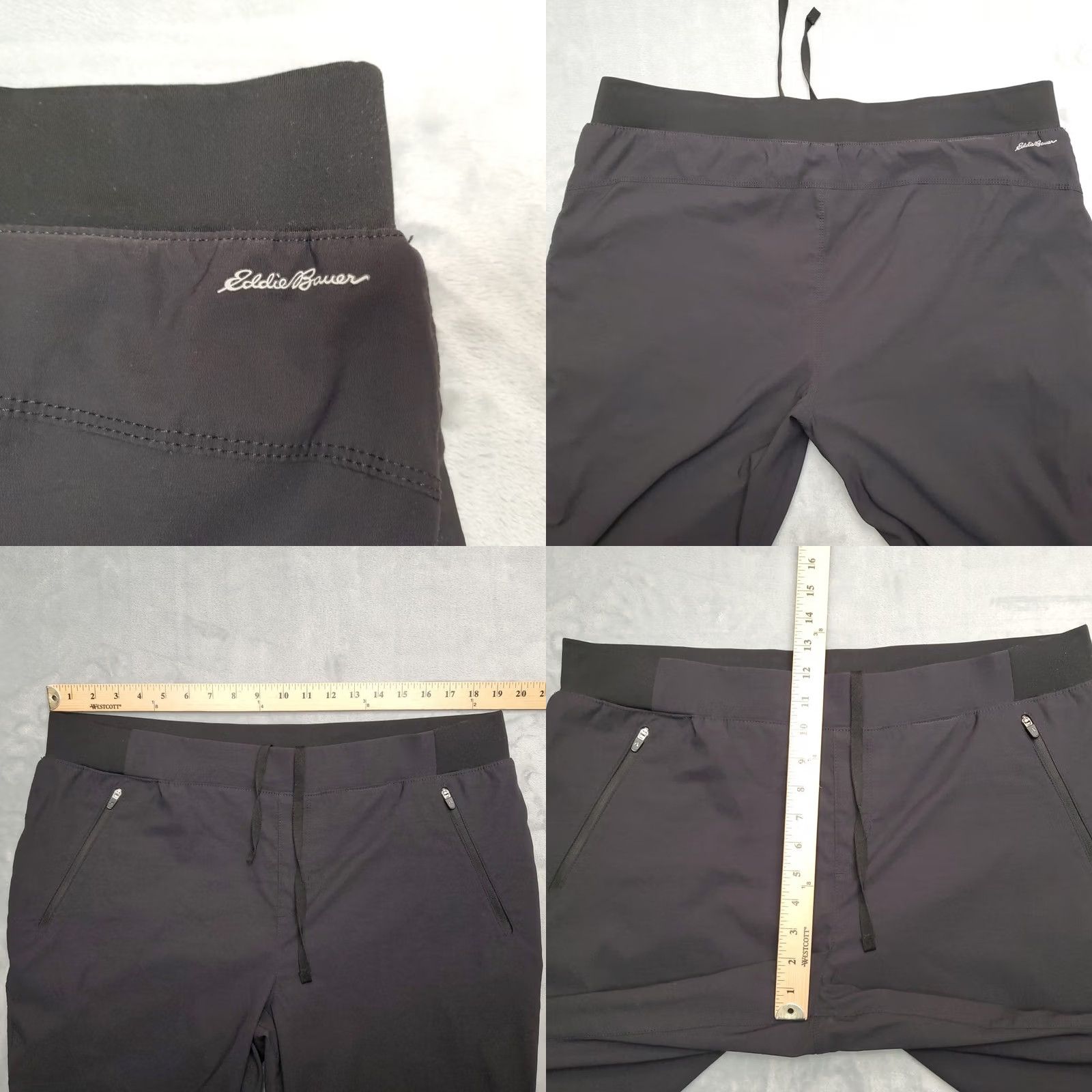 Eddie Bauer Eddie Bauer First Ascent Pants Womens 16 Black Performance Stretch Tech Jogger Pants Womens 16 Black Jogger Eddie Bauer First Ascent Men/Women? Size 38" / US 16 / IT 52 - 8 Thumbnail