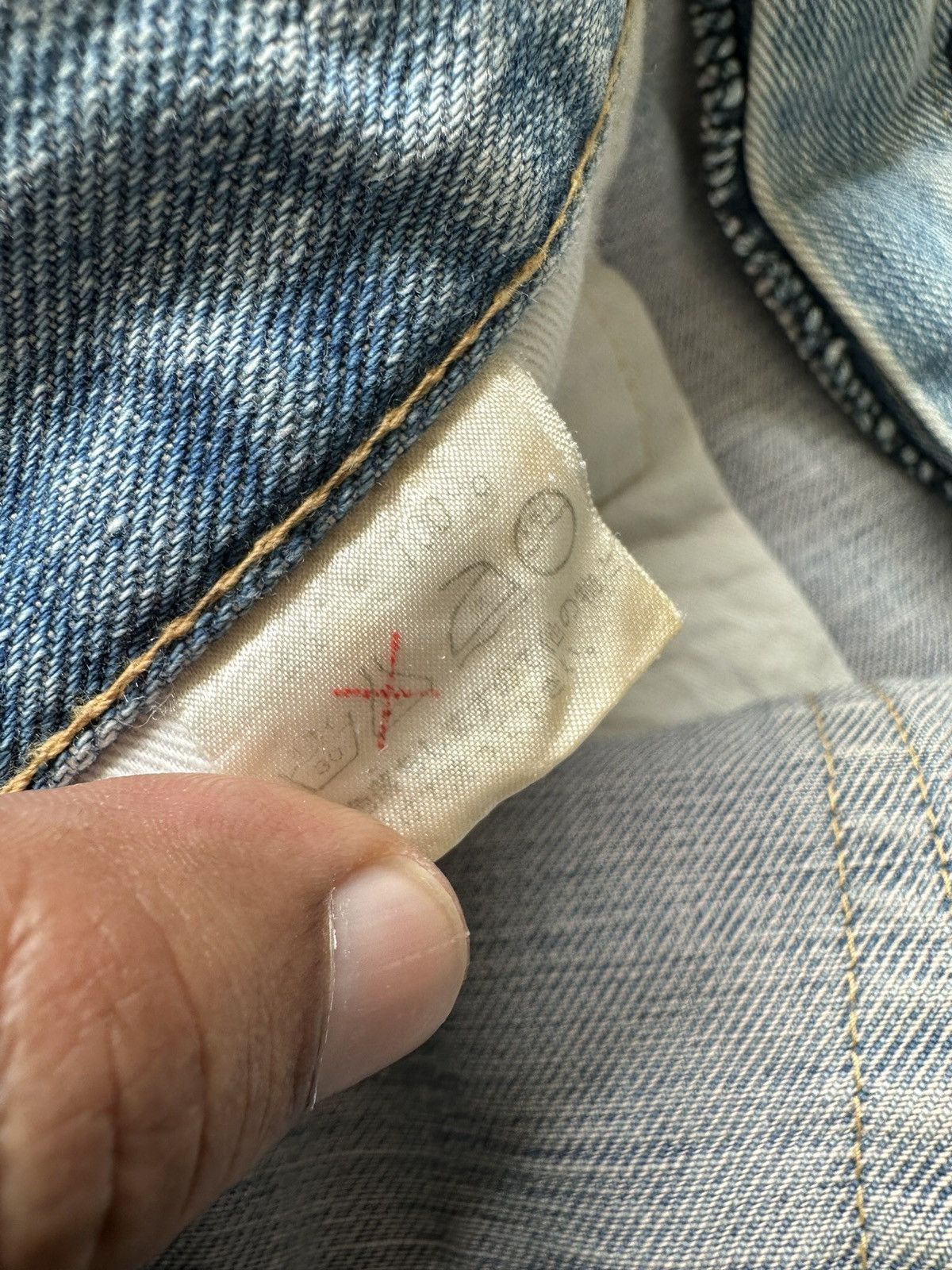 Japanese Brand 00's Rinn Fooun Purple by Takeshi Wakabashi rework jeans Size US 35 - 10 Thumbnail