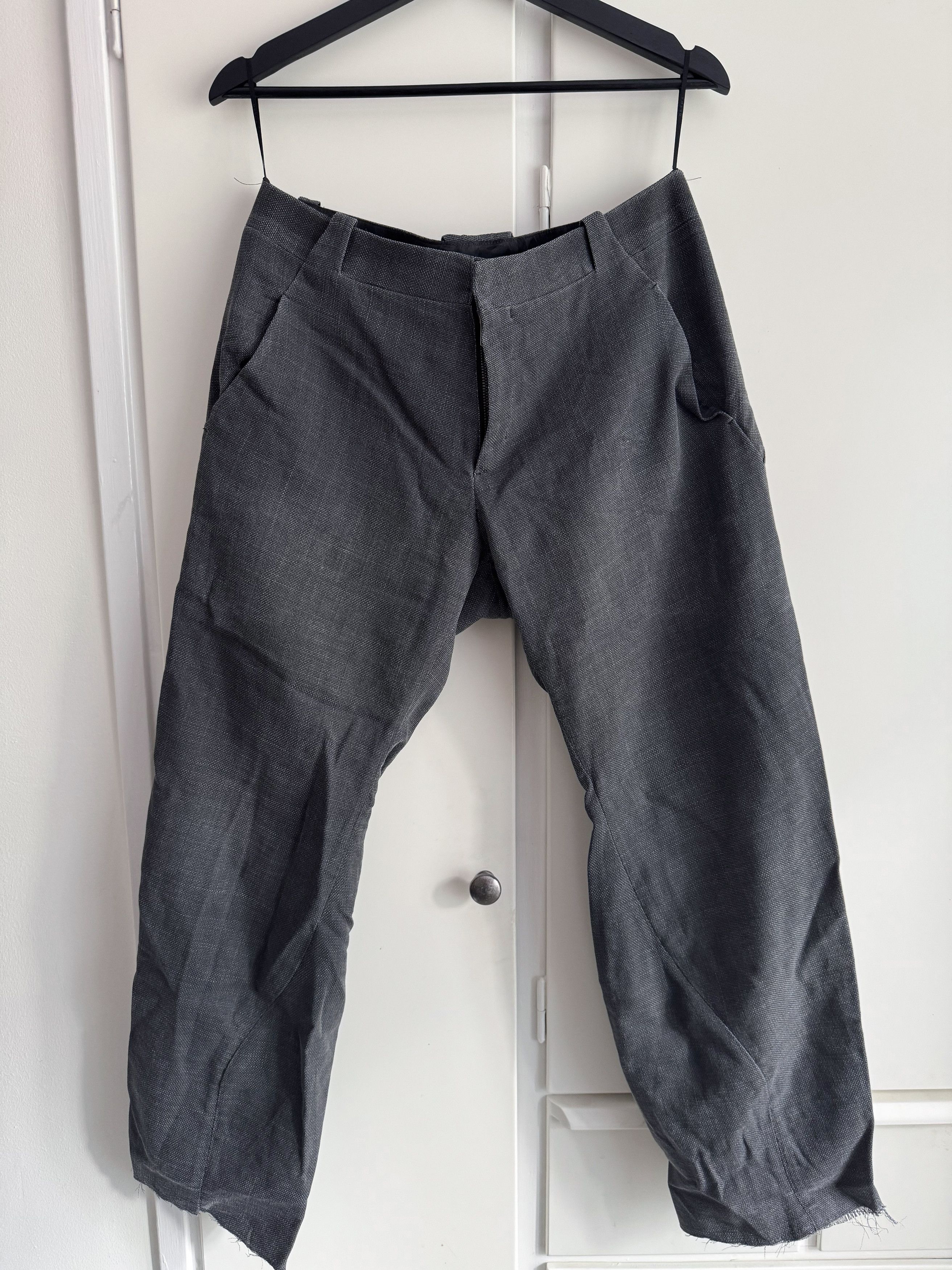パンツ DEVOA Easy Pants Shetland Wool Linen. DEVOA Easy Pants Shetland Wool Linen.（Devoa Relaxed pants