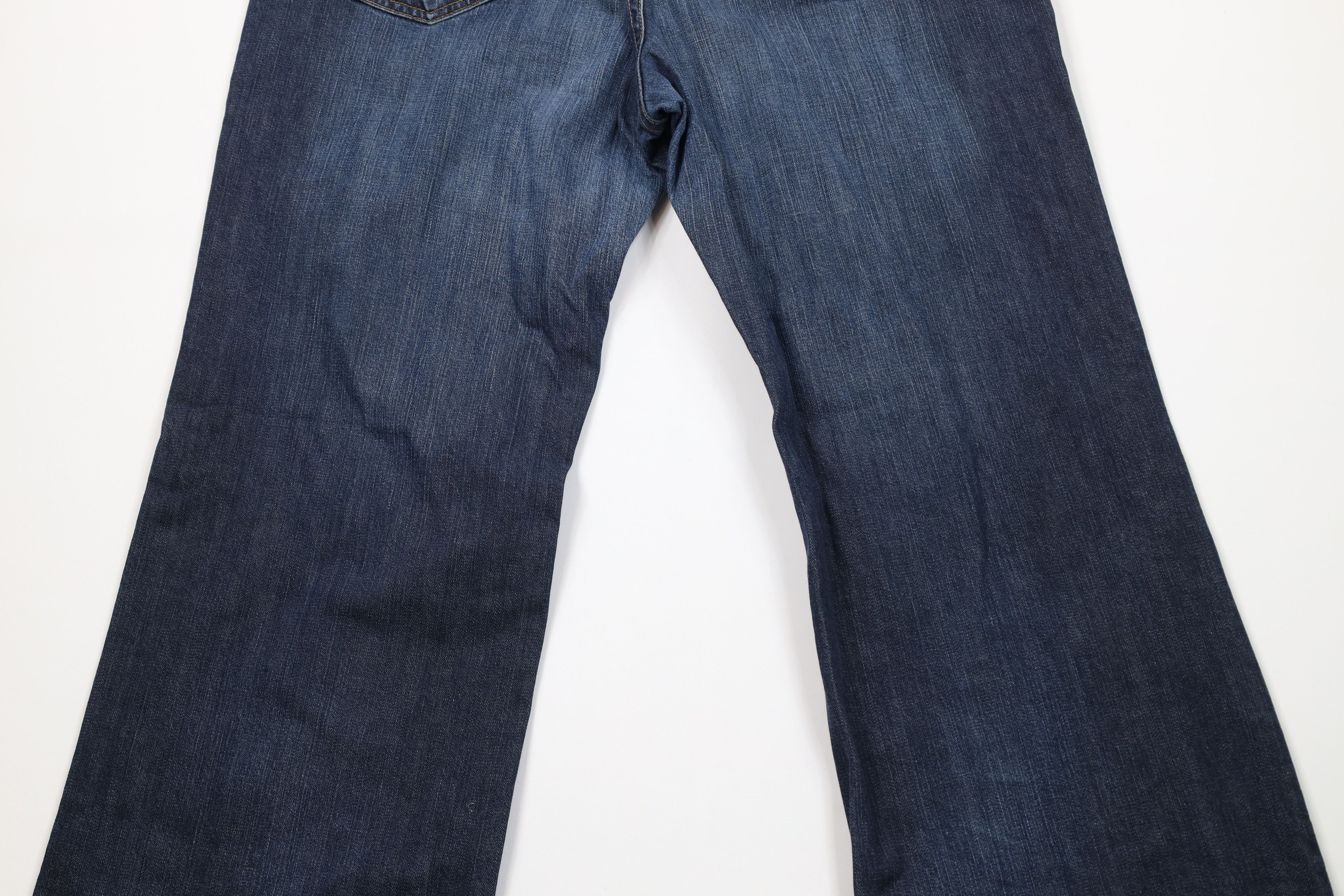 Gap Vintage Y2K Gap Stretch Flared Wide Leg Denim Jeans Blue Size 36" / US 14 / IT 50 - 11 Thumbnail