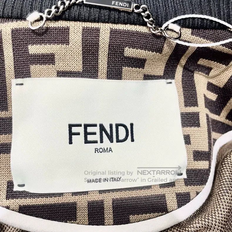 Fendi Fendi Double F Full Print Zipper Jacket Size XS / US 0-2 / IT 36-38 - 3 Thumbnail