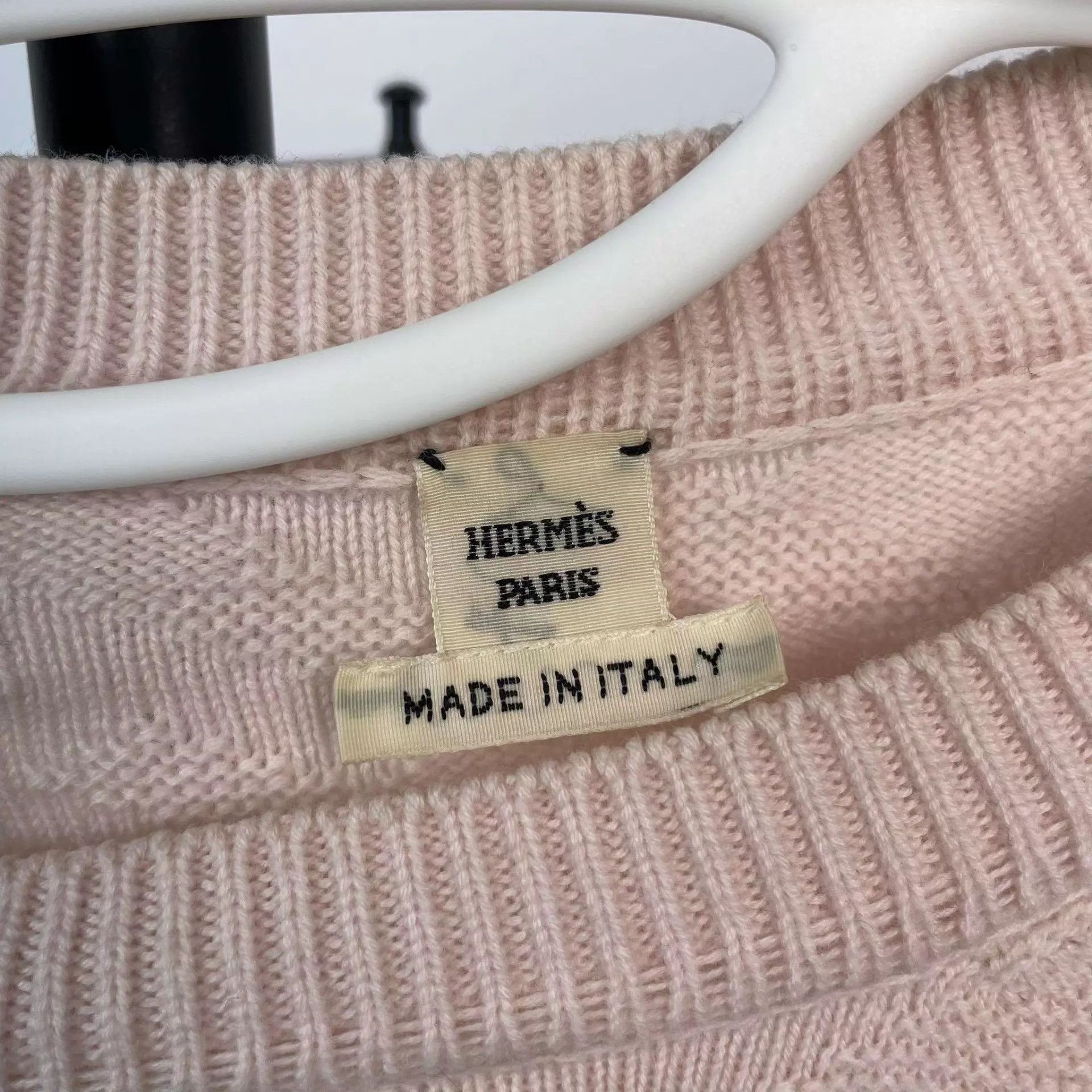 Hermes Hermès Pink Knit Sweater 38 260314YXYHR02 Size S / US 4 / IT 40 - 3 Thumbnail