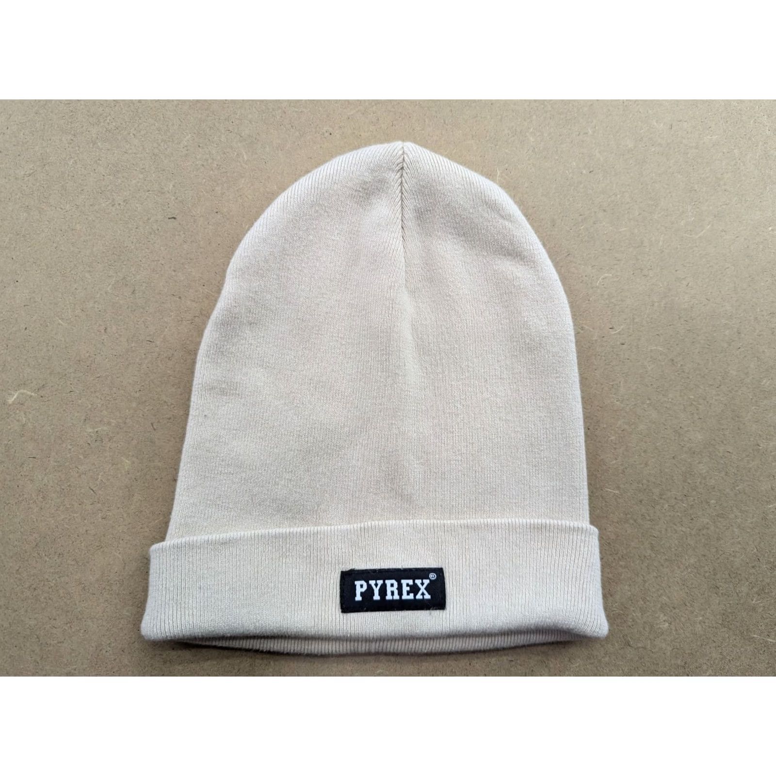 Vintage PYREX Beanie Hat One Size Off-White Virgil Abloh Plain Logo Stretch Knit Beanie Unisex Adults White Premium Casual Workwear Mens Womens Boys Girls Size ONE SIZE - 2 Thumbnail
