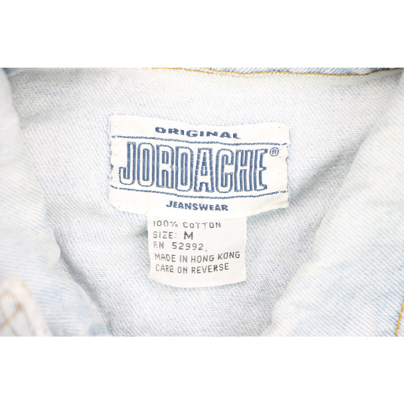 Jordache Vintage Jordache Harley Davidson Eagle Trucker Jean Jacket Size S / US 4 / IT 40 - 8 Thumbnail
