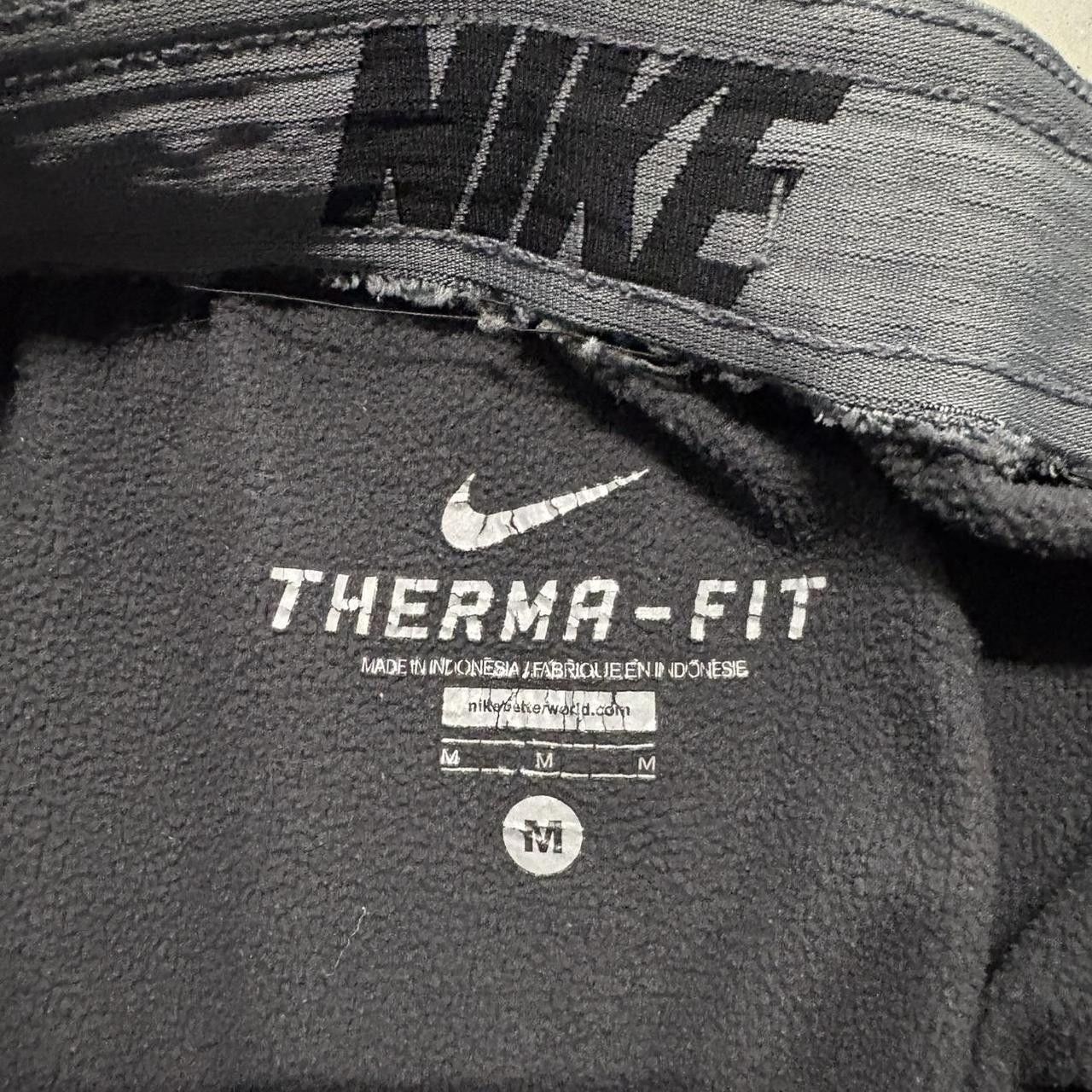 Nike Crazy Vintage Y2K/2000s Baggy Nike Black Striped Swoosh SweatPants! Size US 32 / EU 48 - 8 Thumbnail